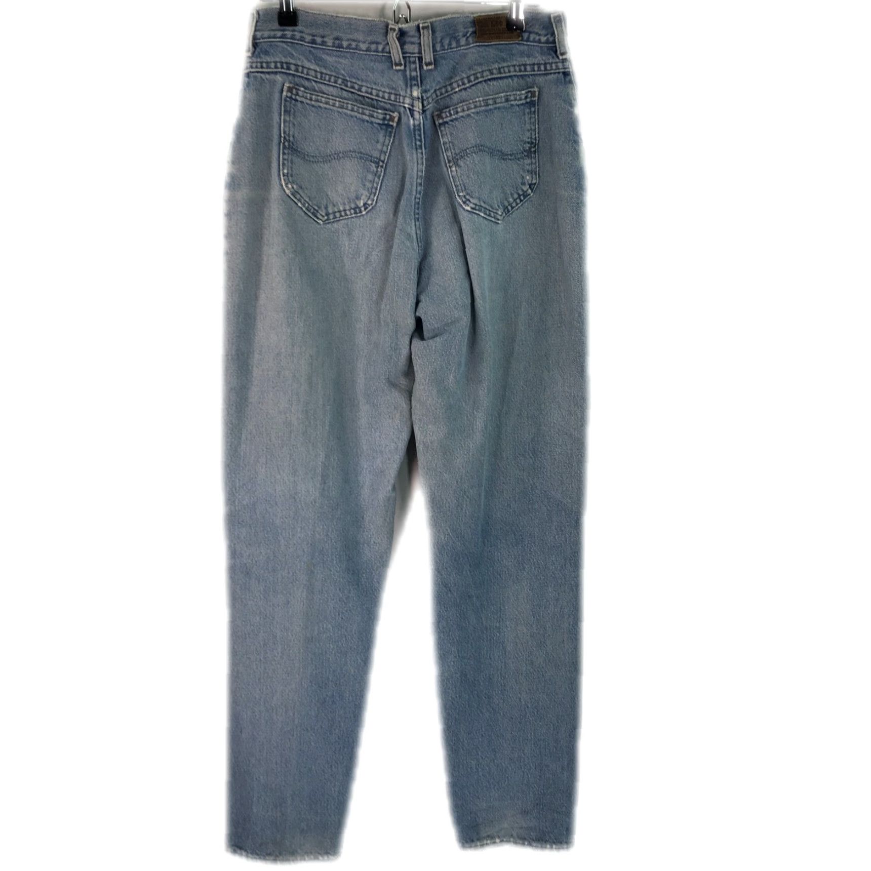 Lee Lee Jeans Distressed Blue Denim Straight Leg 32x34 Regular Mens 100% Cotton Jeans Size US 32 / EU 48 - 2 Thumbnail