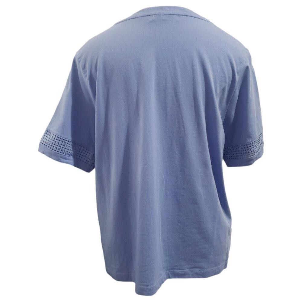 Mango CT1827 Mango Light Blue Tee L Size L / US 10 / IT 46 - 3 Thumbnail