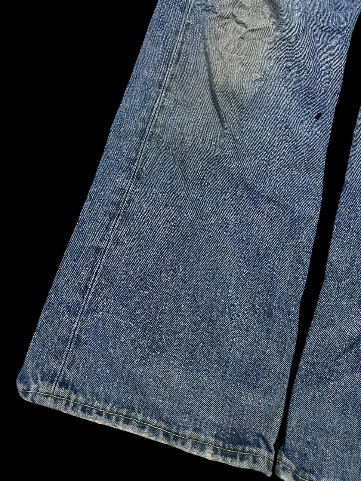 If Six Was Nine × Ralph Lauren 🌈90s Ralph Lauren Flare Mud Wash Zipper Jean Size US 35 - 4 Thumbnail