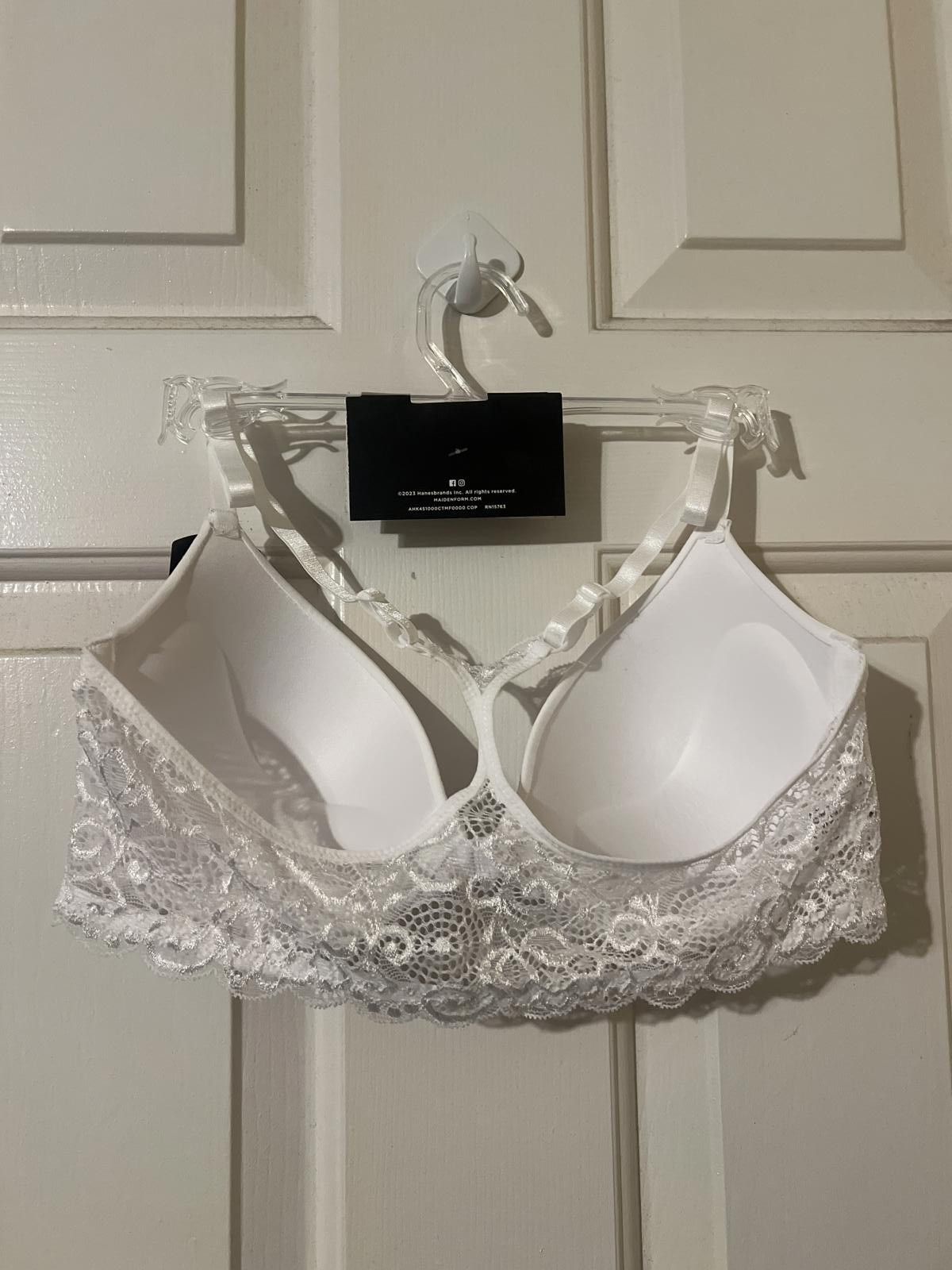 Other Maidenform White Lace Bra Size 34C Size ONE SIZE - 4 Thumbnail