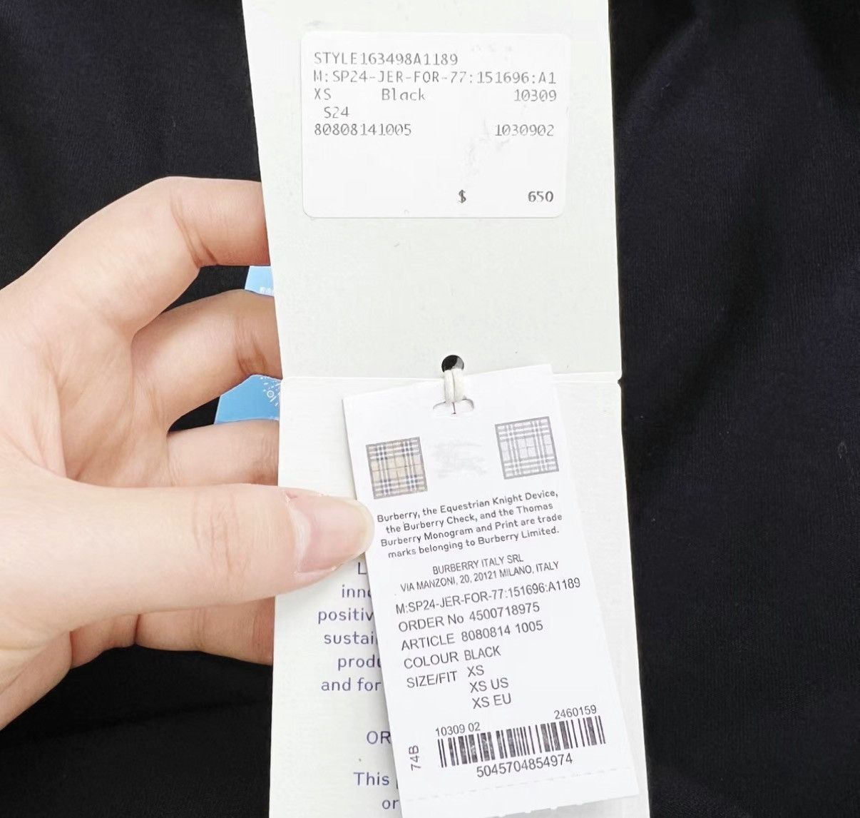 Burberry Burberry Round Neck Loose Casual Short Sleeve T-shirt K12 Size US XS / EU 42 / 0 - 7 Thumbnail