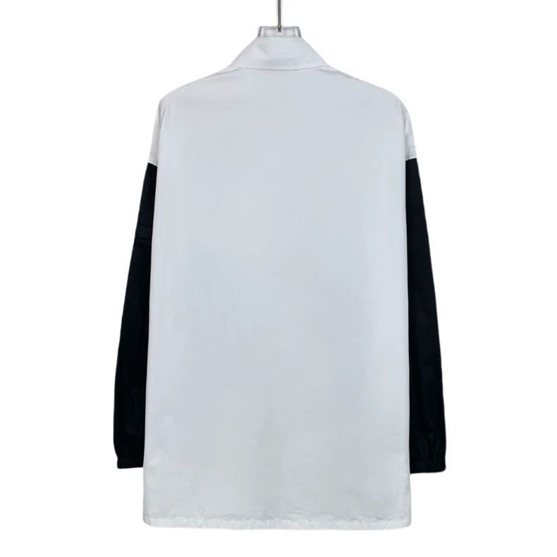 Prada Prada Size 38 22 white triangle lapel single-breasted long- Size US XXS / EU 40 - 2 Thumbnail