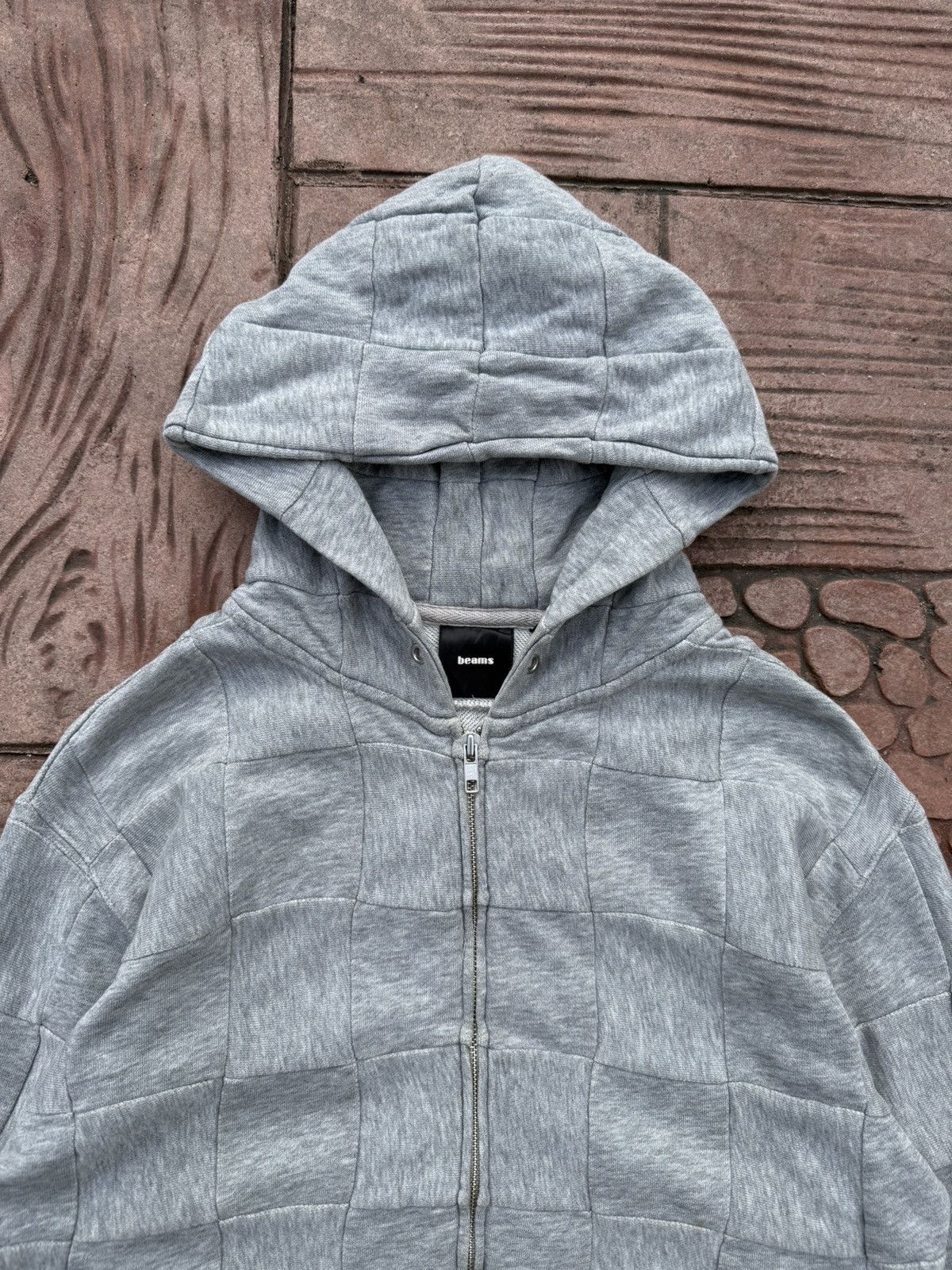 Beams Plus Vintage BEAMS Japan Reconstructed Boxs Zip Up Hoode Size US M / EU 48-50 / 2 - 5 Thumbnail