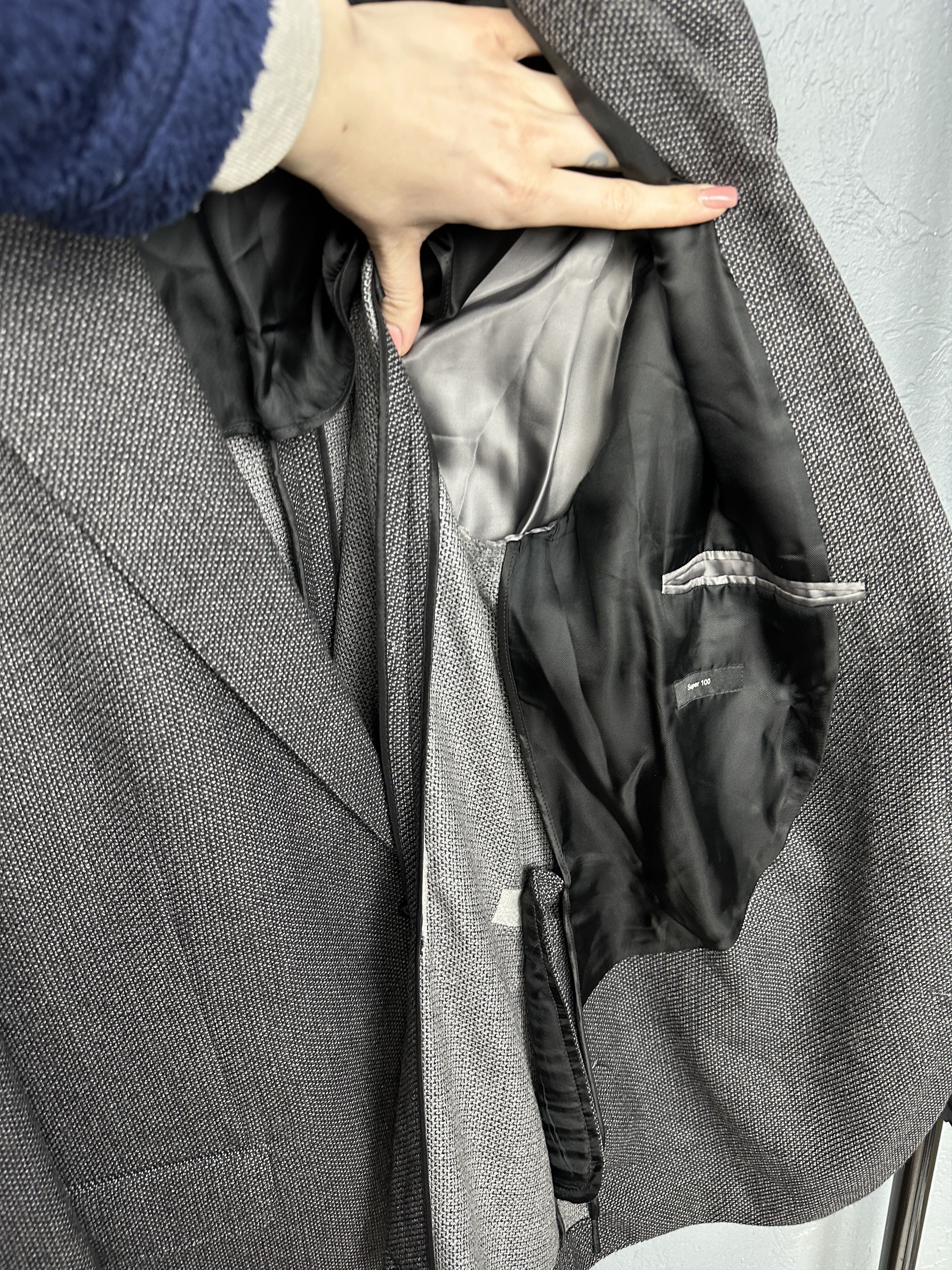 Hugo Boss Hugo Boss Mens Wool Blazer Jacket Size 48R - 9 Thumbnail