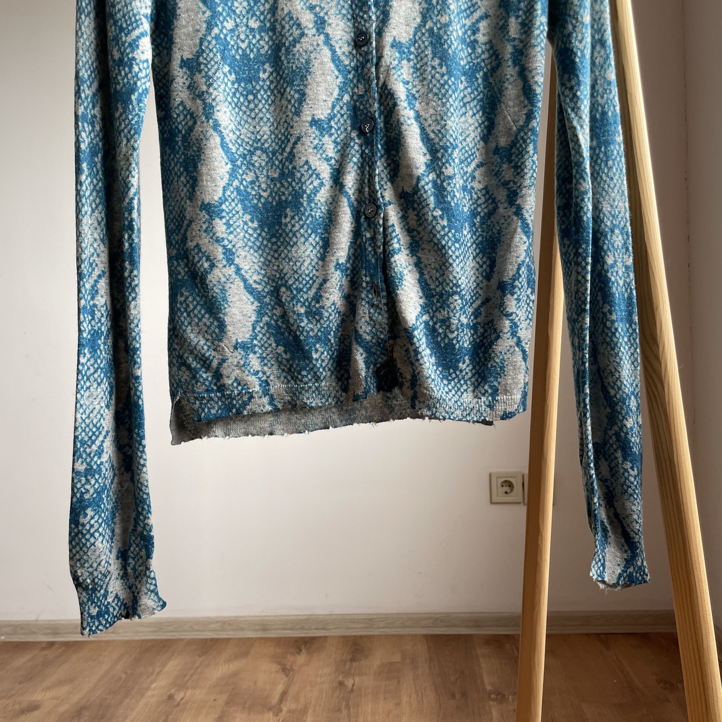 Zadig & Voltaire Zadig & Voltaire Deluxe Womens Ninon Print Cashmere Cardigan Size M / US 6-8 / IT 42-44 - 6 Thumbnail