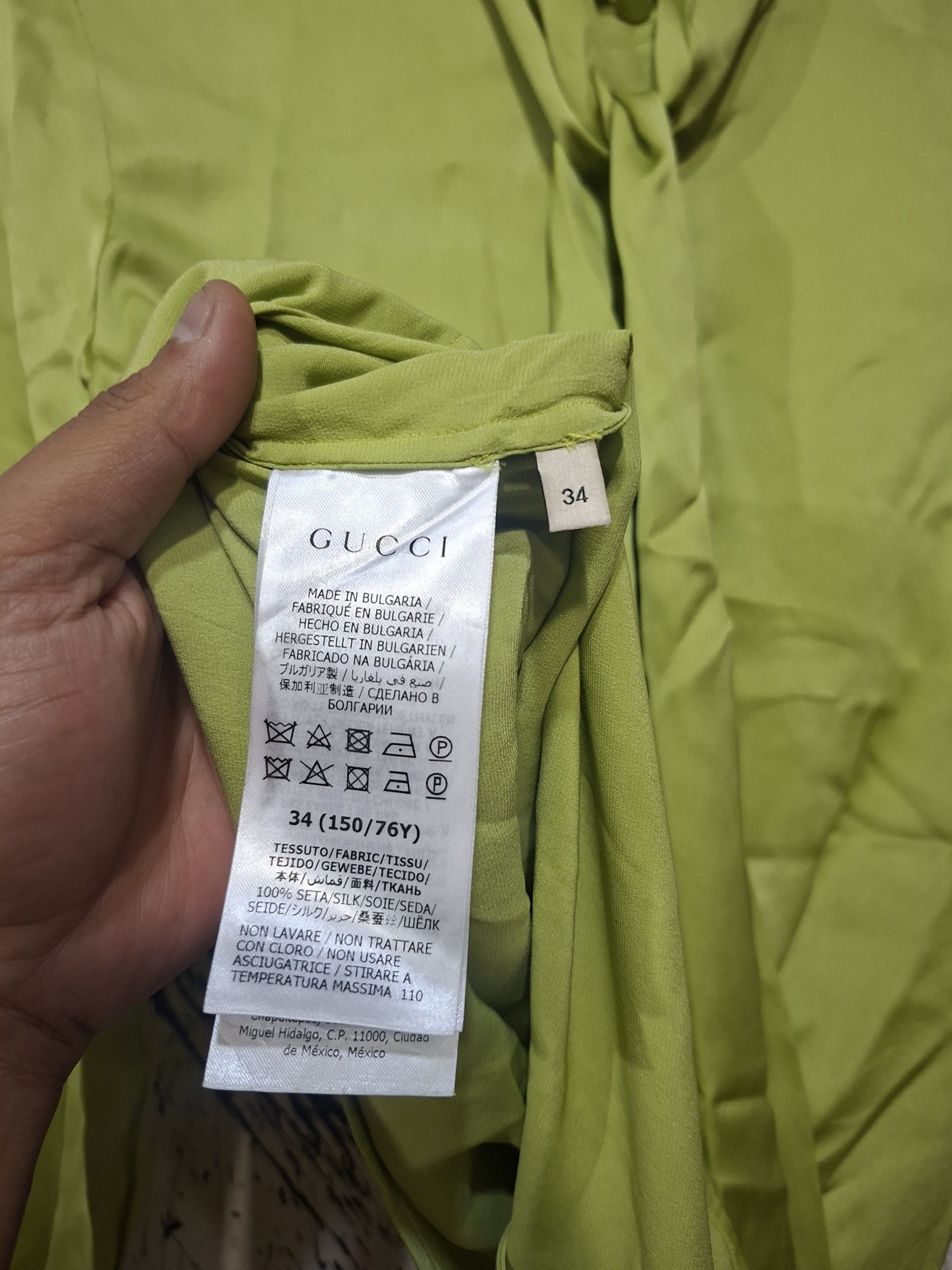 Gucci GUCCI ALESSANDRO MICHAEL ERA SS 2019 SILK BLOUSE Size S / US 4 / IT 40 - 7 Thumbnail