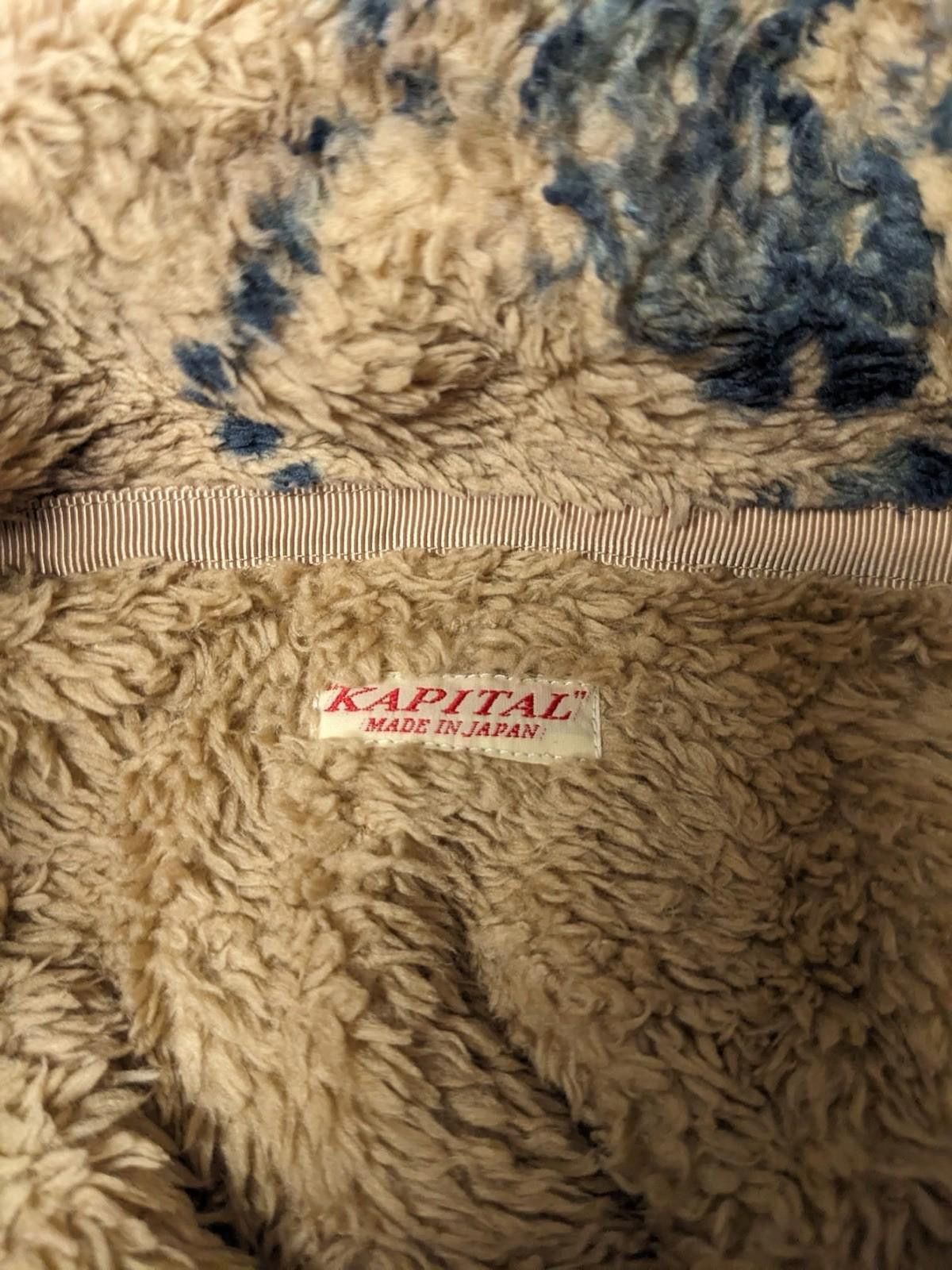 Kapital Kapital Damask Fleece Zip Sweater Jacket Virgin Maria Size 4 Size US XL / EU 56 / 4 - 8 Thumbnail