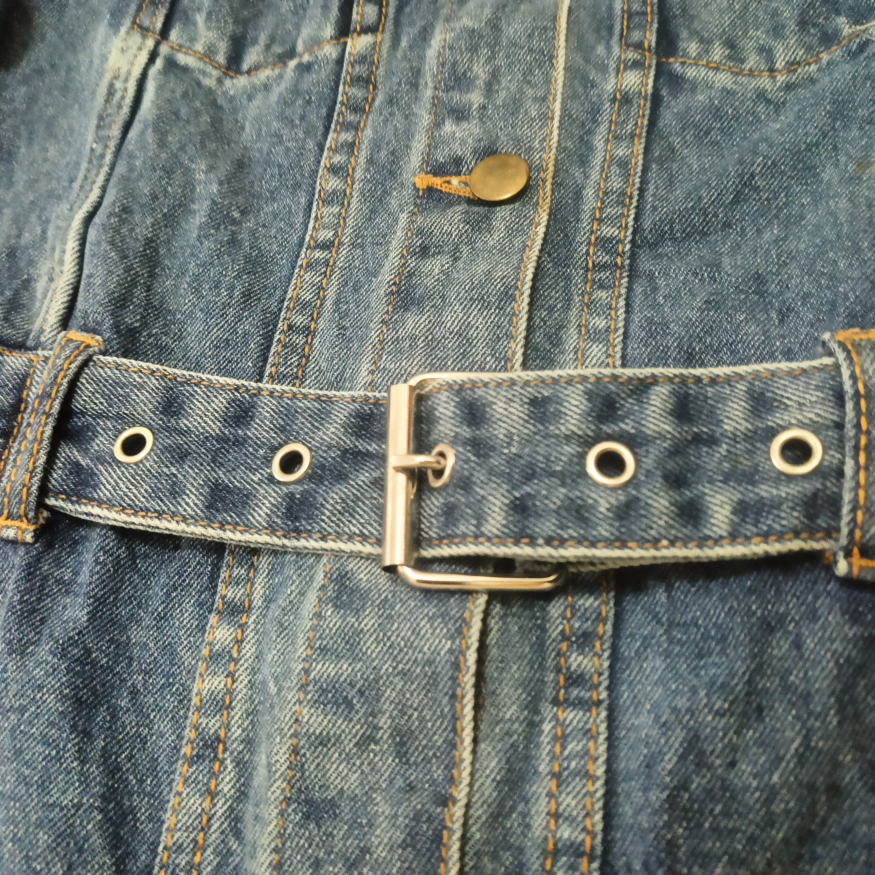 If Six Was Nine Garment Document Denim Long Jacket Button Size S / US 4 / IT 40 - 7 Thumbnail