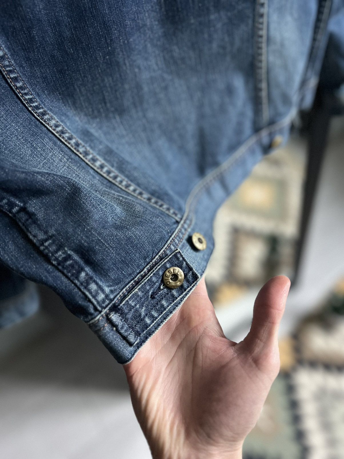 Diesel New! Diesel Denim Washed Jacket Size US S / EU 44-46 / 1 - 7 Thumbnail