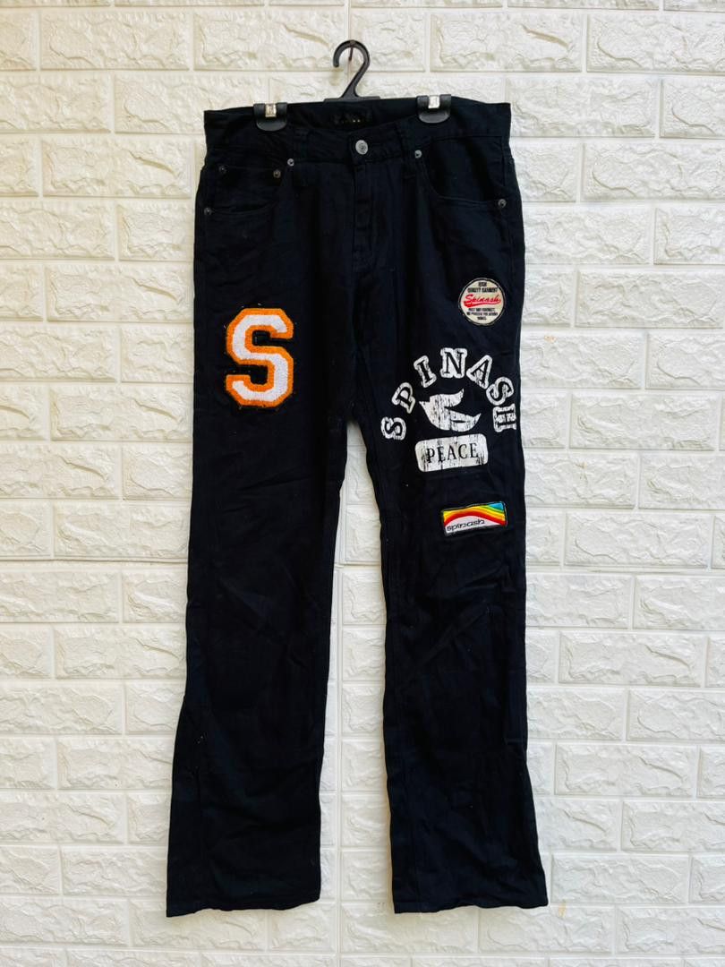 Vintage Spinash Patches Hip Hop Streetwear Fashion Style