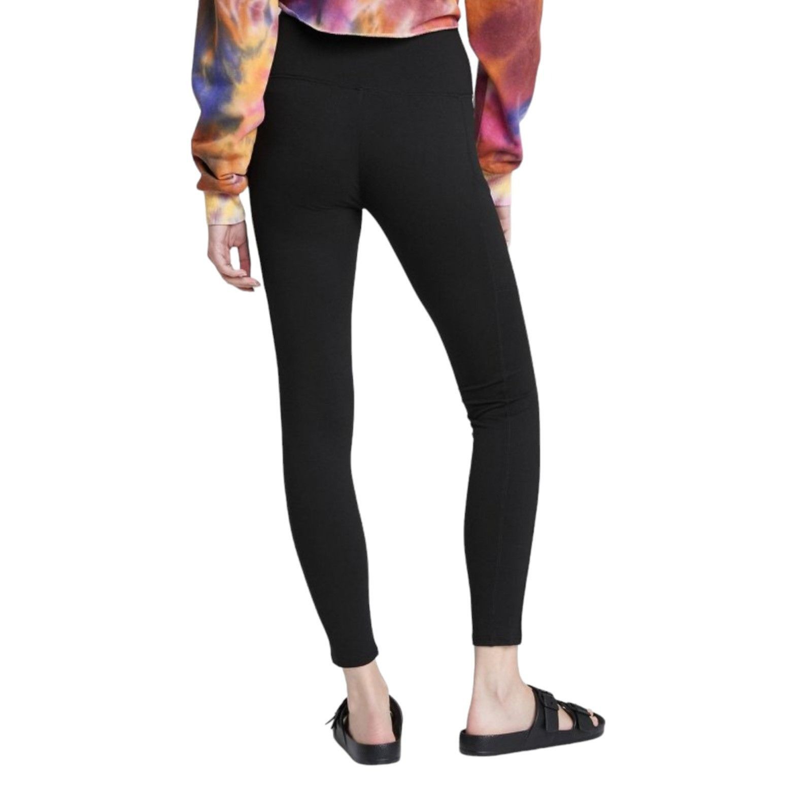 Other Wild Fable - Women's High-Waisted Leggings - Black - Extra S Size 24" / US 00 / IT 34 - 2 Thumbnail