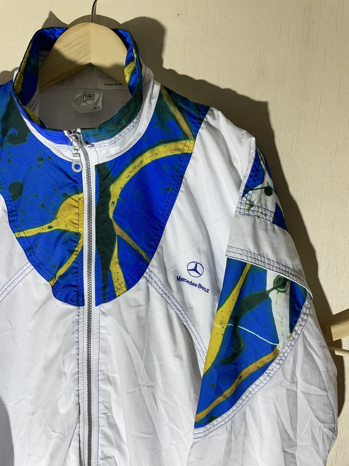 Mercedes-Benz × Vintage Mercedes Benz vintage streetwear racing jacket 90s Size US XL / EU 56 / 4 - 2 Thumbnail