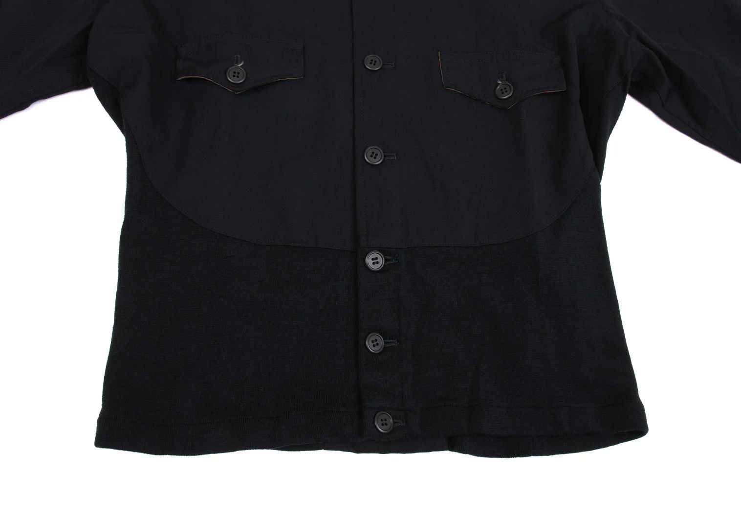 Yohji Yamamoto Yohji Yamamoto Wool Gabardine Pocket Shirt Jacket Size US M / EU 48-50 / 2 - 9 Thumbnail