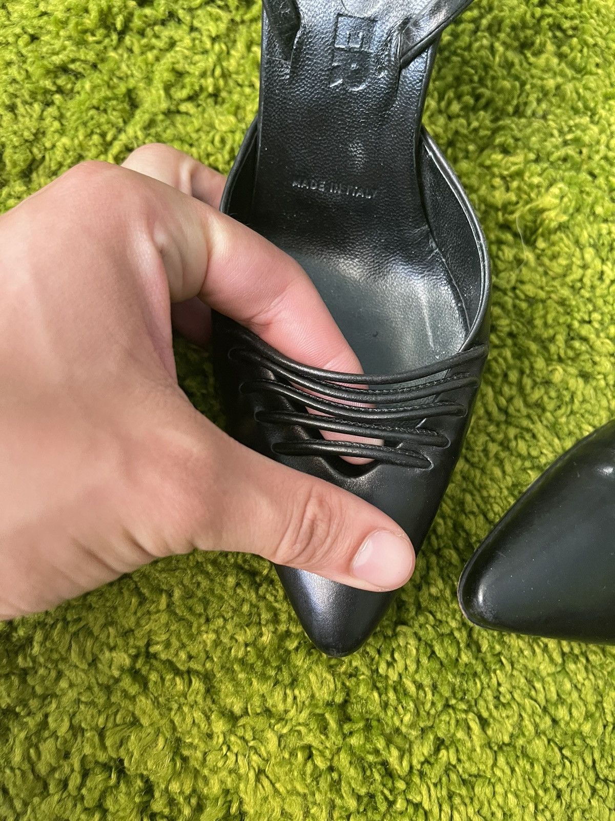 Designer × Jil Sander Jil Sander avant garde lace up leather heels Size US 6.5 / IT 36.5 - 5 Thumbnail