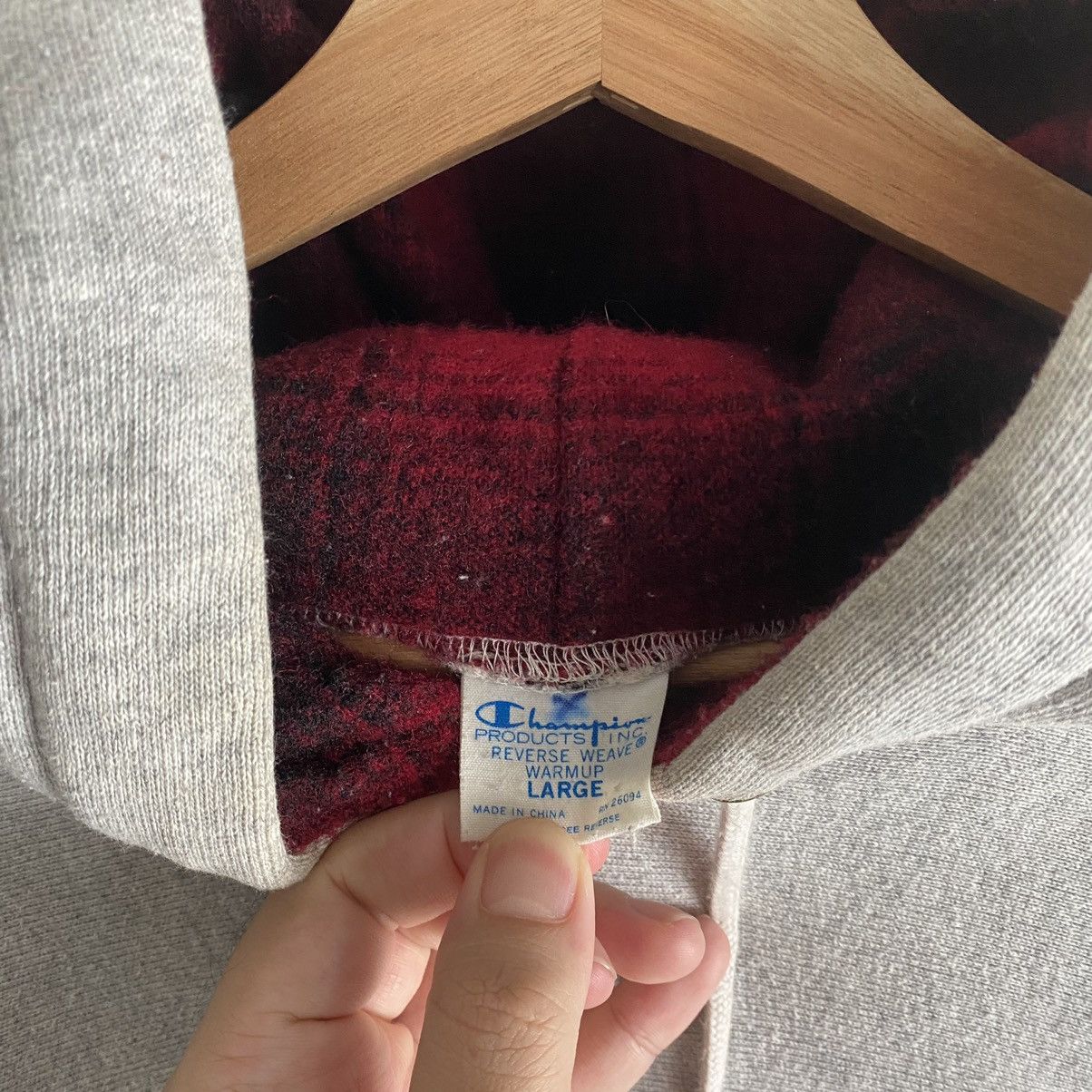 Champion × Woolrich Woolen Mills Champion Woolrich Reverse Weave Patch Sweater Size US L / EU 52-54 / 3 - 4 Thumbnail