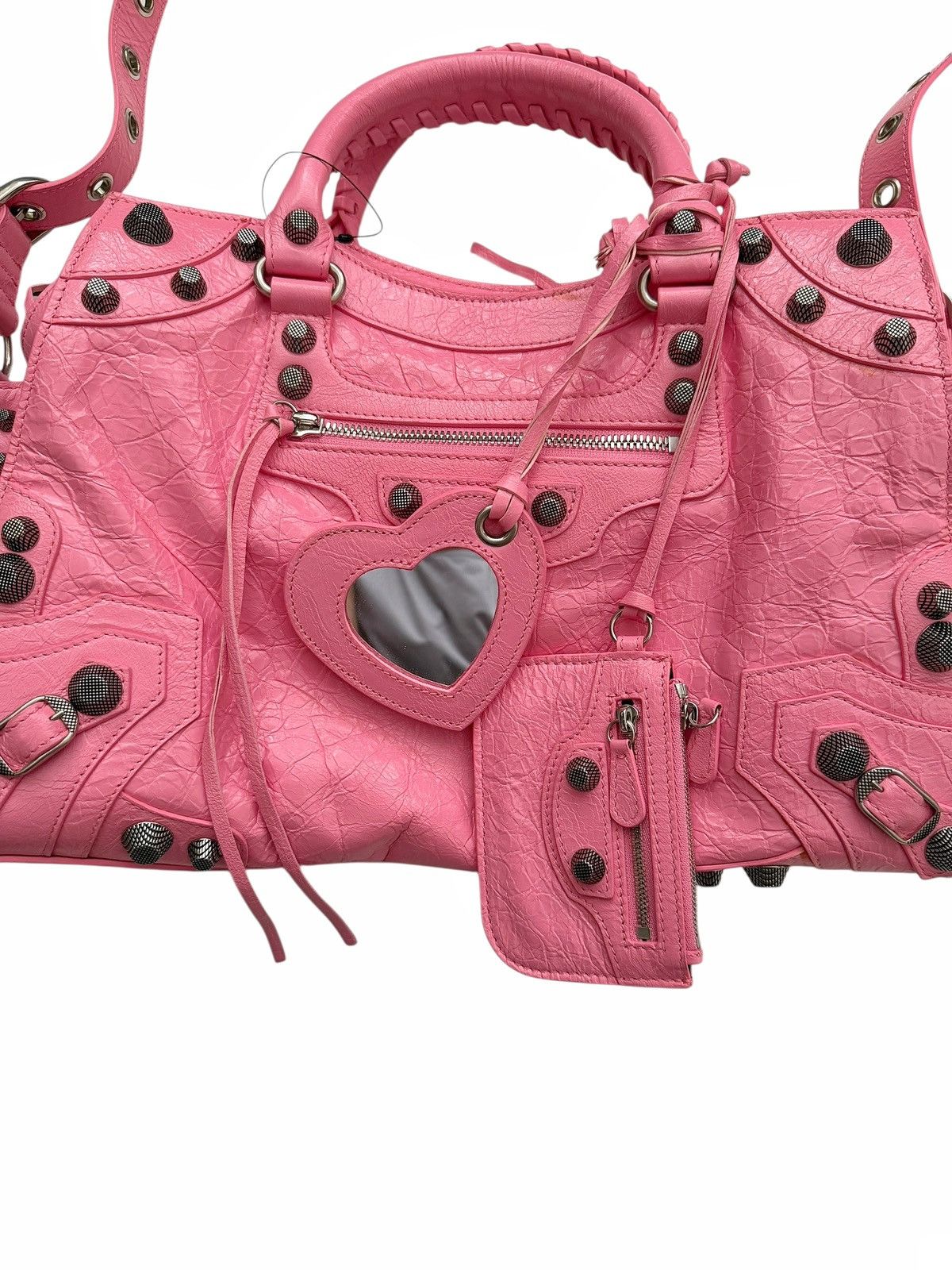 Balenciaga RARE Pink Le Cagole Neo City Bag Arena Leather Size ONE SIZE - 3 Thumbnail