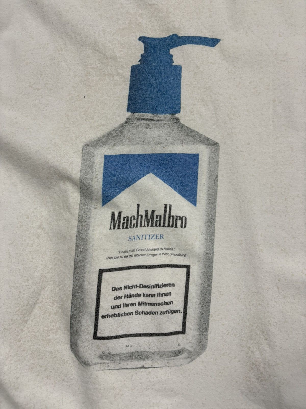 Marlboro Marlboro MachMalbro Sanitizer Graphic T-Shirt Vintage 00s XL Size US XL / EU 56 / 4 - 5 Thumbnail