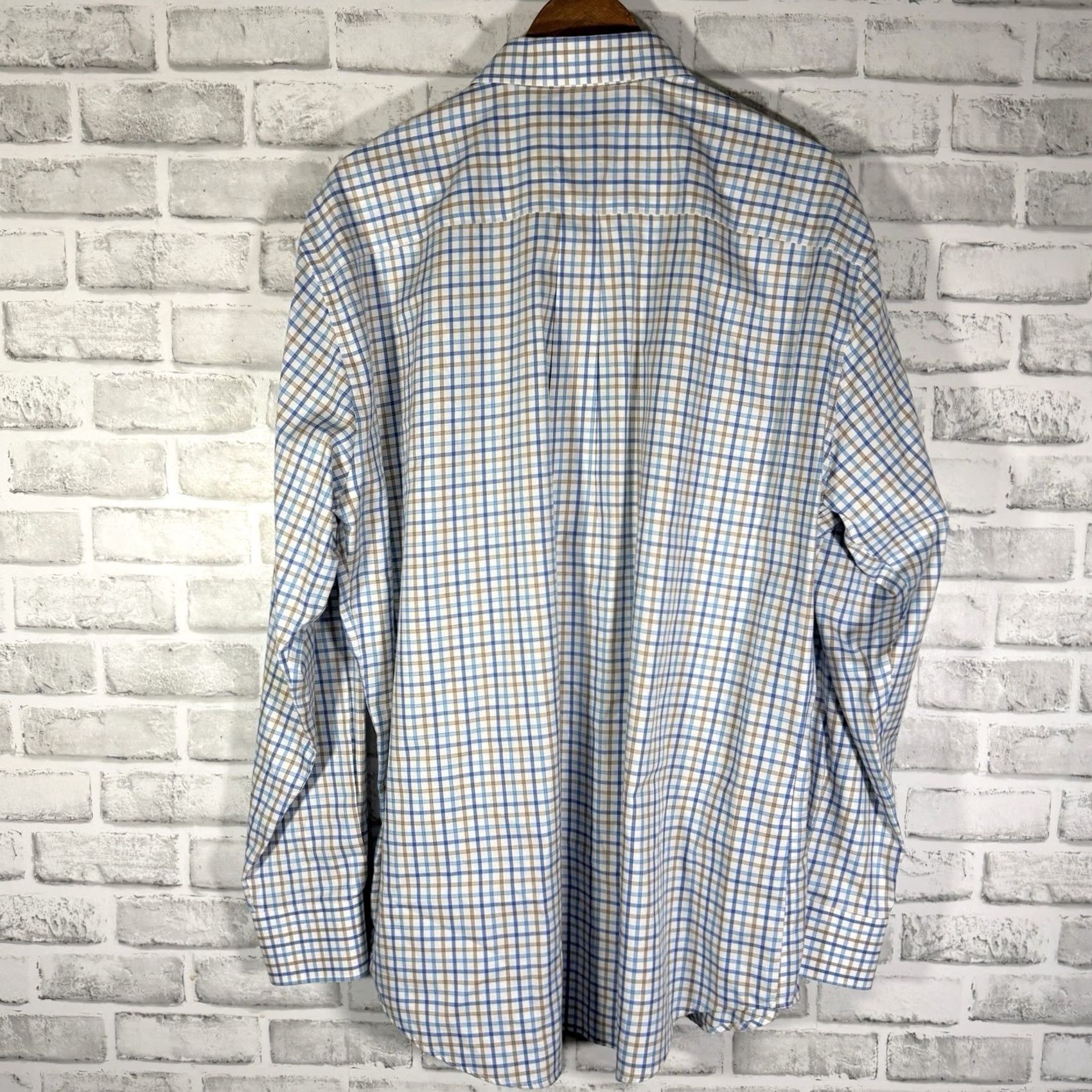 Peter Millar Peter Millar Checkered Long Sleeve Button-Down Shirt Mens XL Multicolor Shirt Size US XL / EU 56 / 4 - 5 Thumbnail