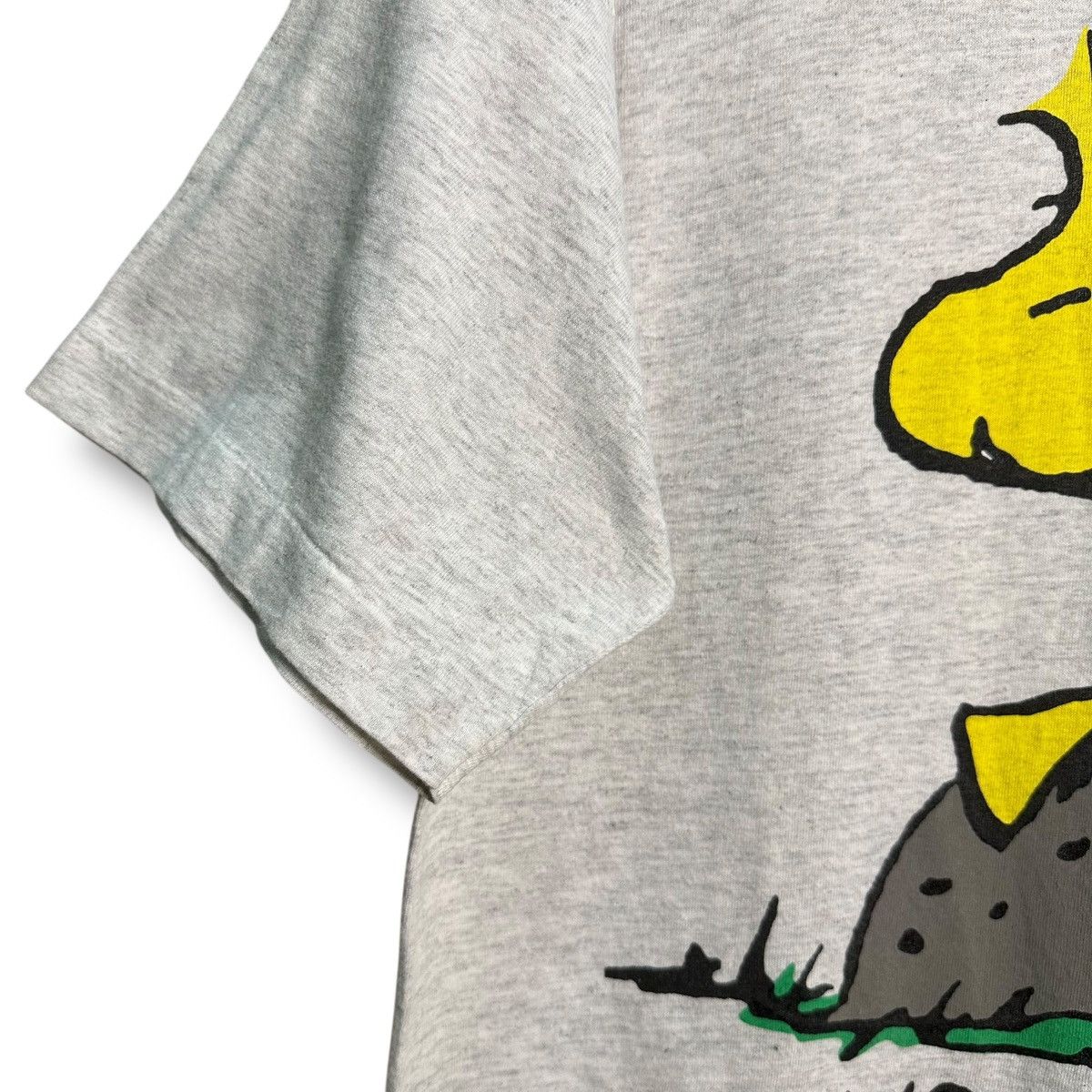 Vintage Vintage Peanuts x Woodstock 1969 Promo Tshirt Size US L / EU 52-54 / 3 - 7 Thumbnail