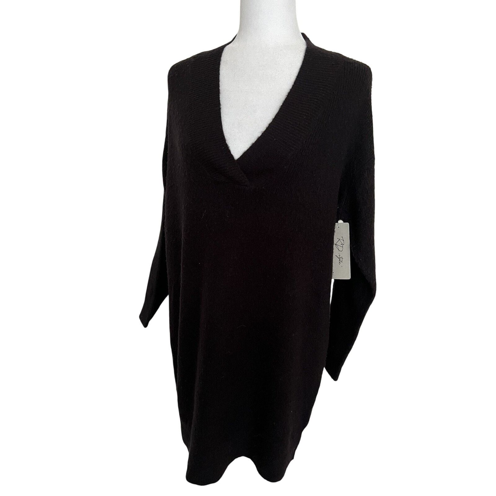 Raised By Wolves RD style women black dress warm size M Knitted A003056 Size M / US 6-8 / IT 42-44 - 1 Thumbnail