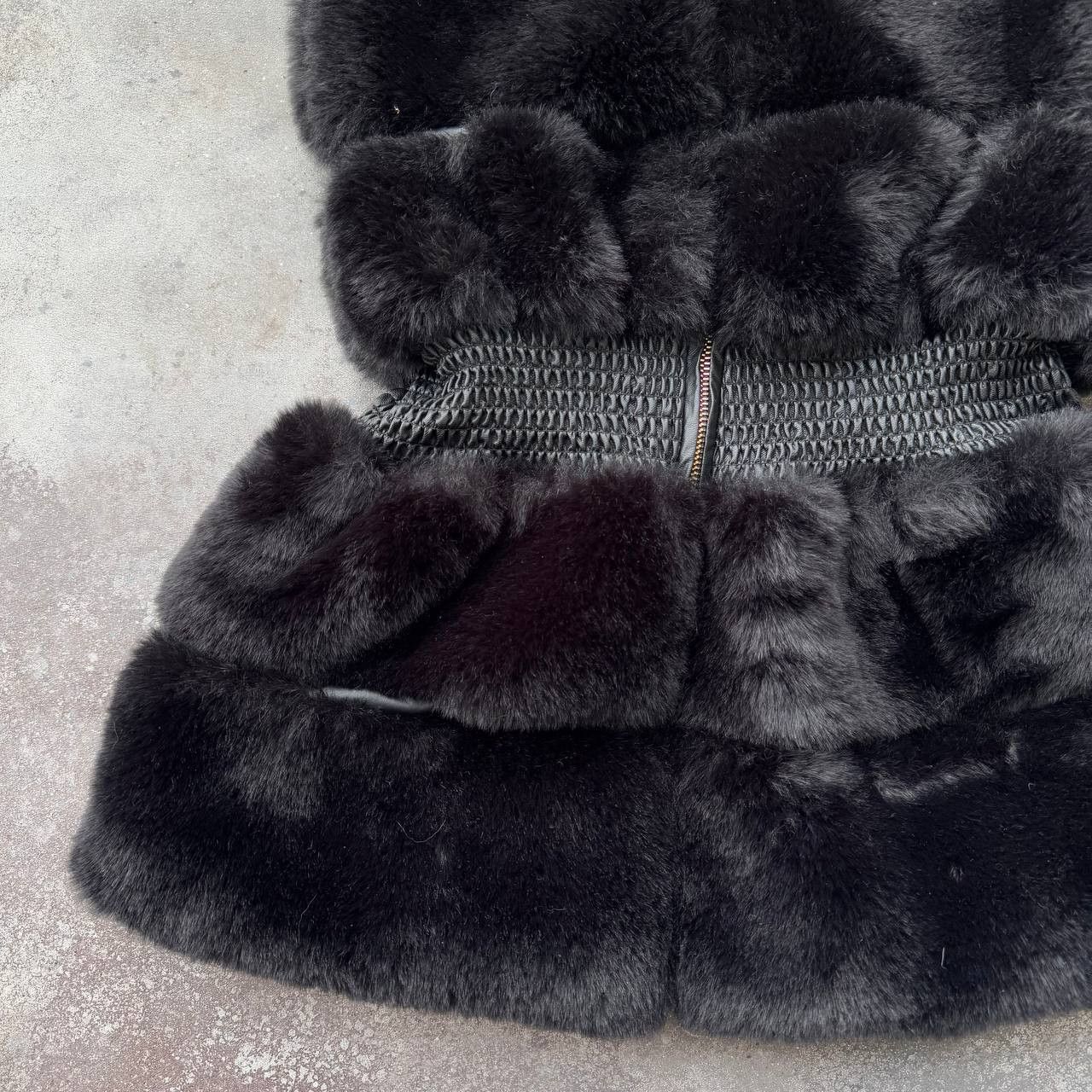 Japanese Brand × Vintage Amazing Vintage Faux Fur Vest Size M / US 6-8 / IT 42-44 - 5 Thumbnail