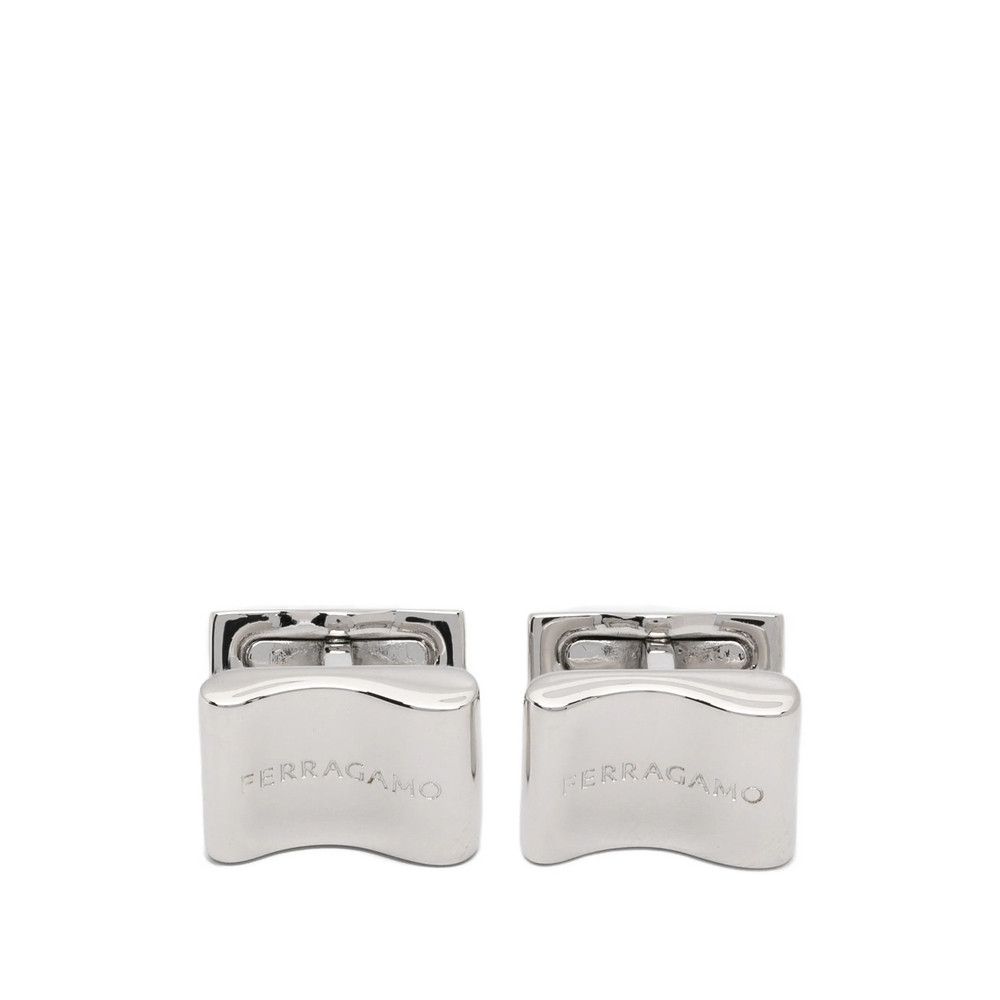 Salvatore Ferragamo Ferragamo SILVER Cufflinks Size ONE SIZE - 1 Thumbnail