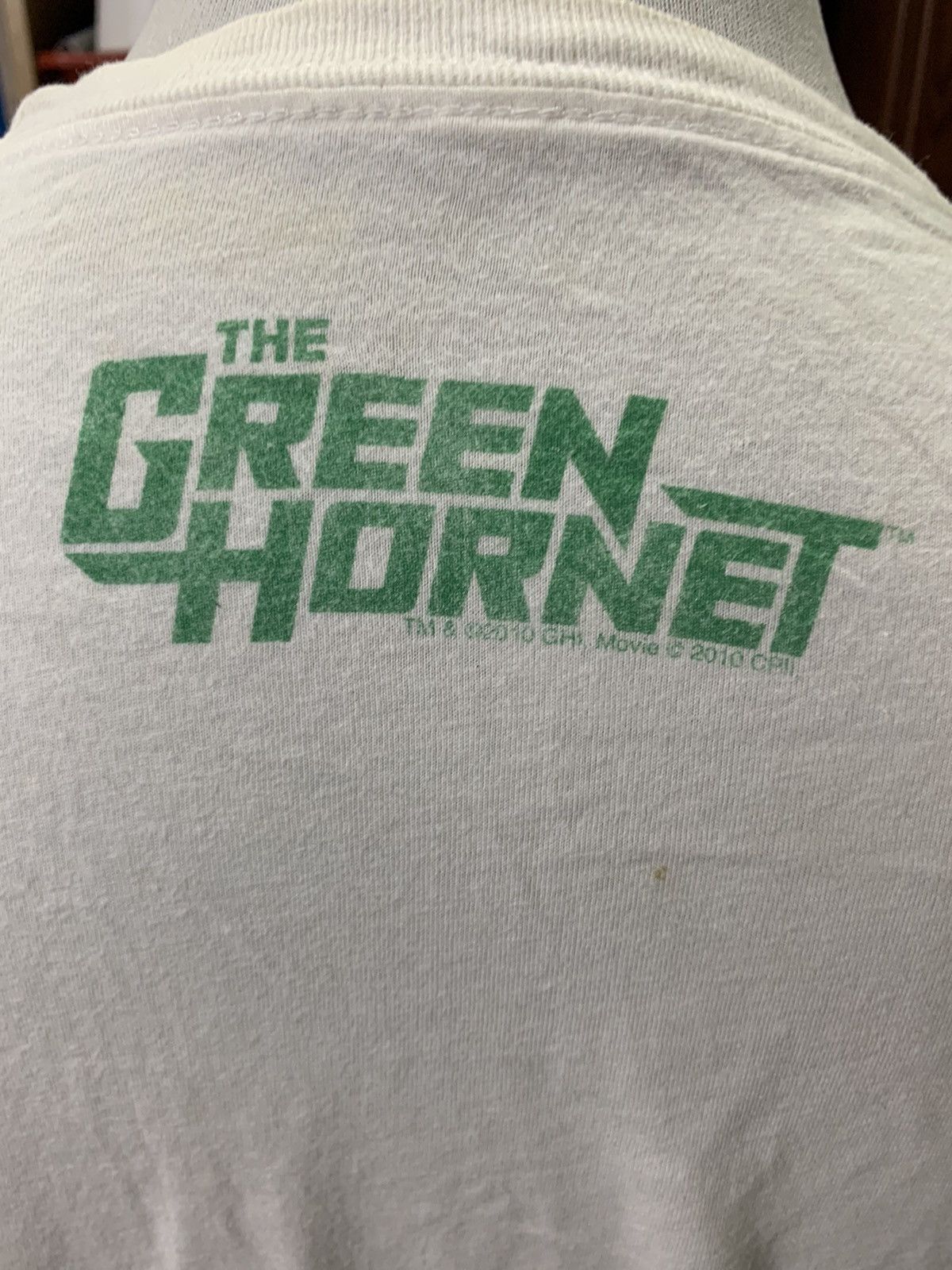 Other Movie Tee The Green Hornet White T Shirt Missing Tag Size US M / EU 48-50 / 2 - 7 Thumbnail