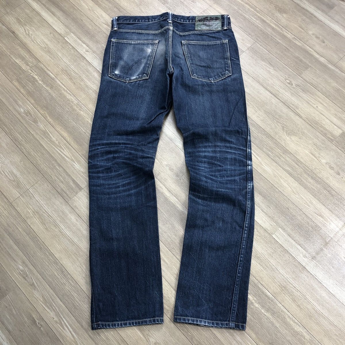 Blue Blue Japan × Japanese Brand × Vintage Vintage Blue Blue Japan Faded Jeans Size US 30 / EU 46 - 18 Thumbnail