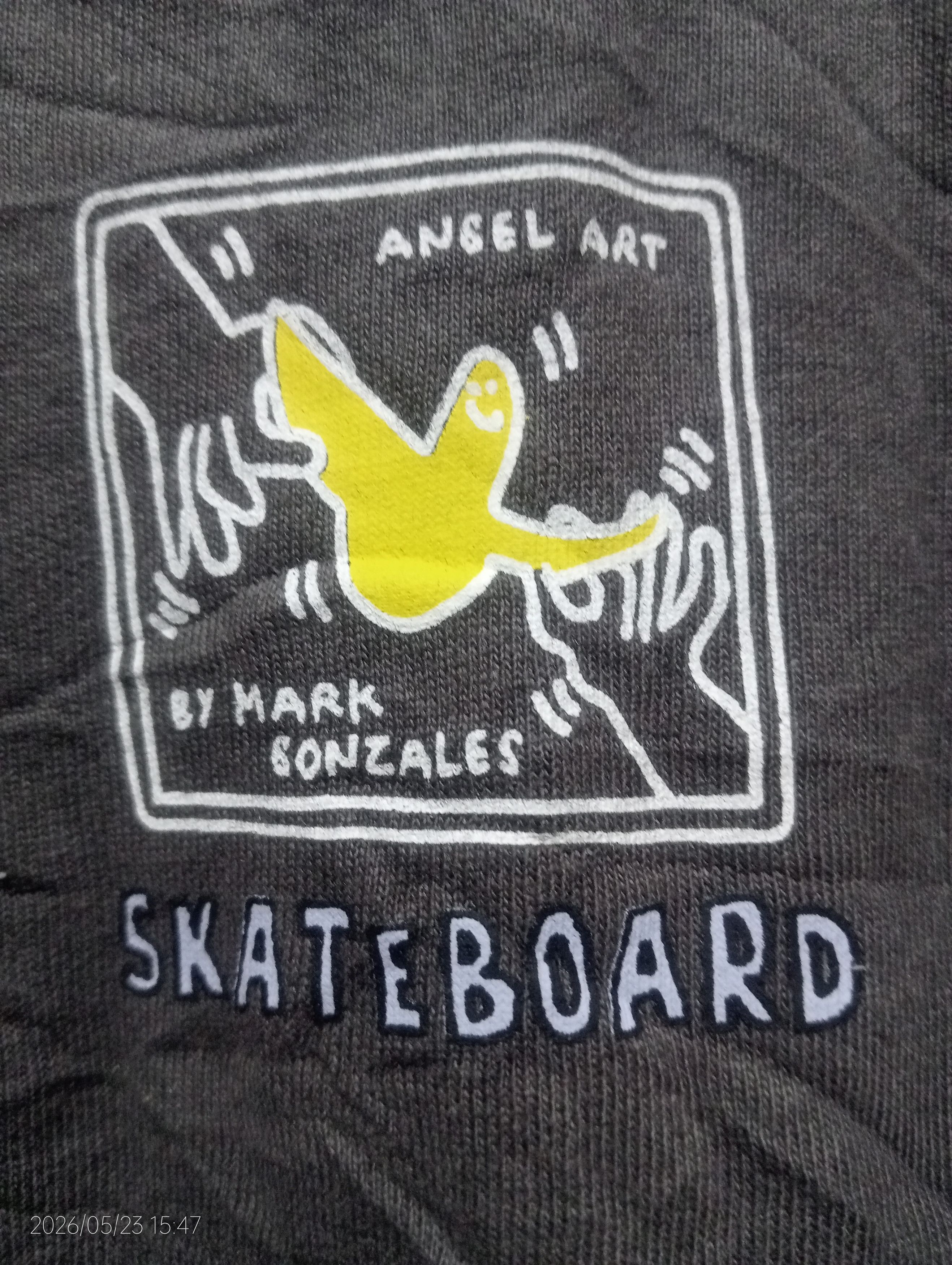 20471120 Vtg '90s Angel Art by Mark Gonzales Skateboard L/S Tshirt Size US L / EU 52-54 / 3 - 3 Thumbnail
