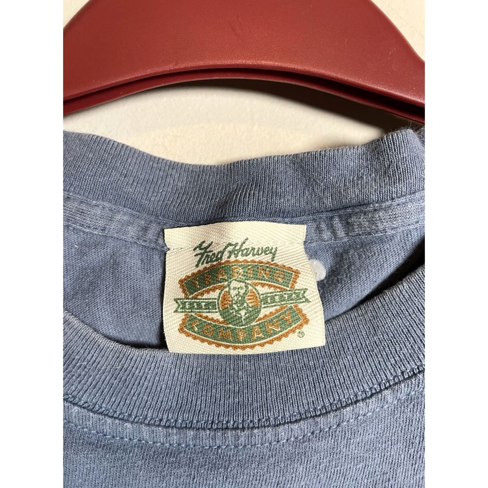 FRED Vintage Fred Harvey Trading Co Shirt Mens M Blue Yellowstone National Park (C511) 90s, Nature, USA, Grand Canyon Size US M / EU 48-50 / 2 - 4 Thumbnail