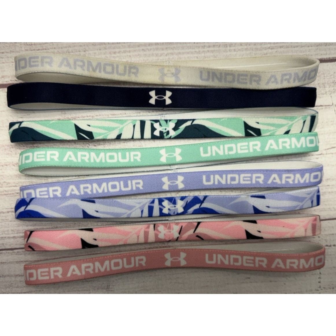 Under Armour UNDER ARMOUR Headband 8-Pack - Adult Logo Bands - EUC Size ONE SIZE - 4 Thumbnail