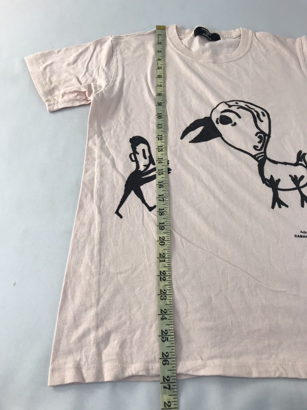 CABANE de ZUCCa Cabane De Zucca Adrien Genty Bird Big Logo Printed Tee Size US S / EU 44-46 / 1 - 10 Thumbnail