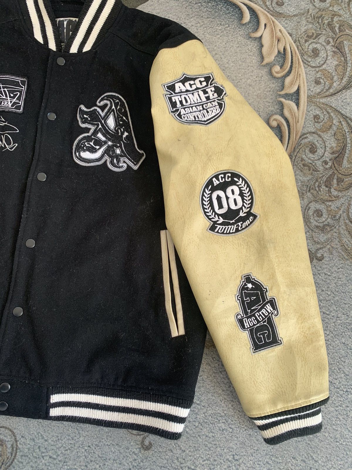 Japanese Brand ACC Asian Can Controlerz Varsity Jacket Size US L / EU 52-54 / 3 - 4 Thumbnail