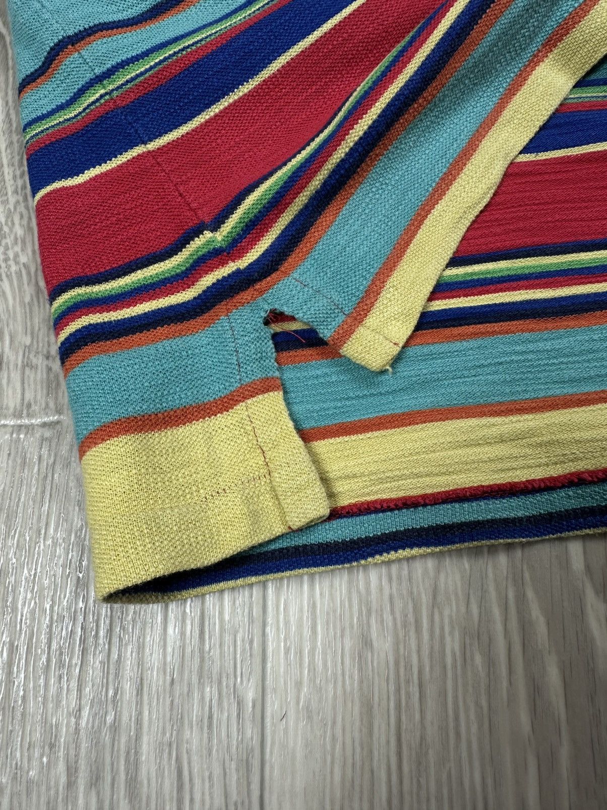 Polo Ralph Lauren × Vintage Vintage Polo Ralph Lauren 90's Southwest Woven Striped Polos Size US M / EU 48-50 / 2 - 11 Thumbnail