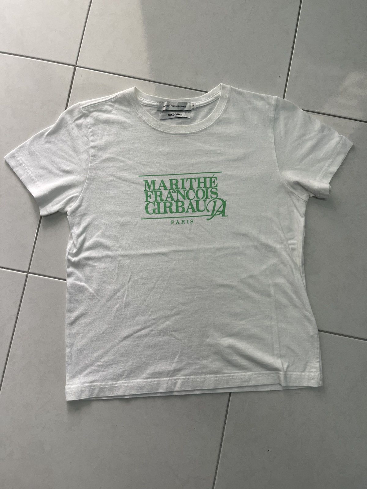 Marithe + Francois Girbaud VINTAGE MARITHE + FRANCOIS GIRBAUND X DIAGONAL SPELL OUT Size S / US 4 / IT 40 - 1 Thumbnail