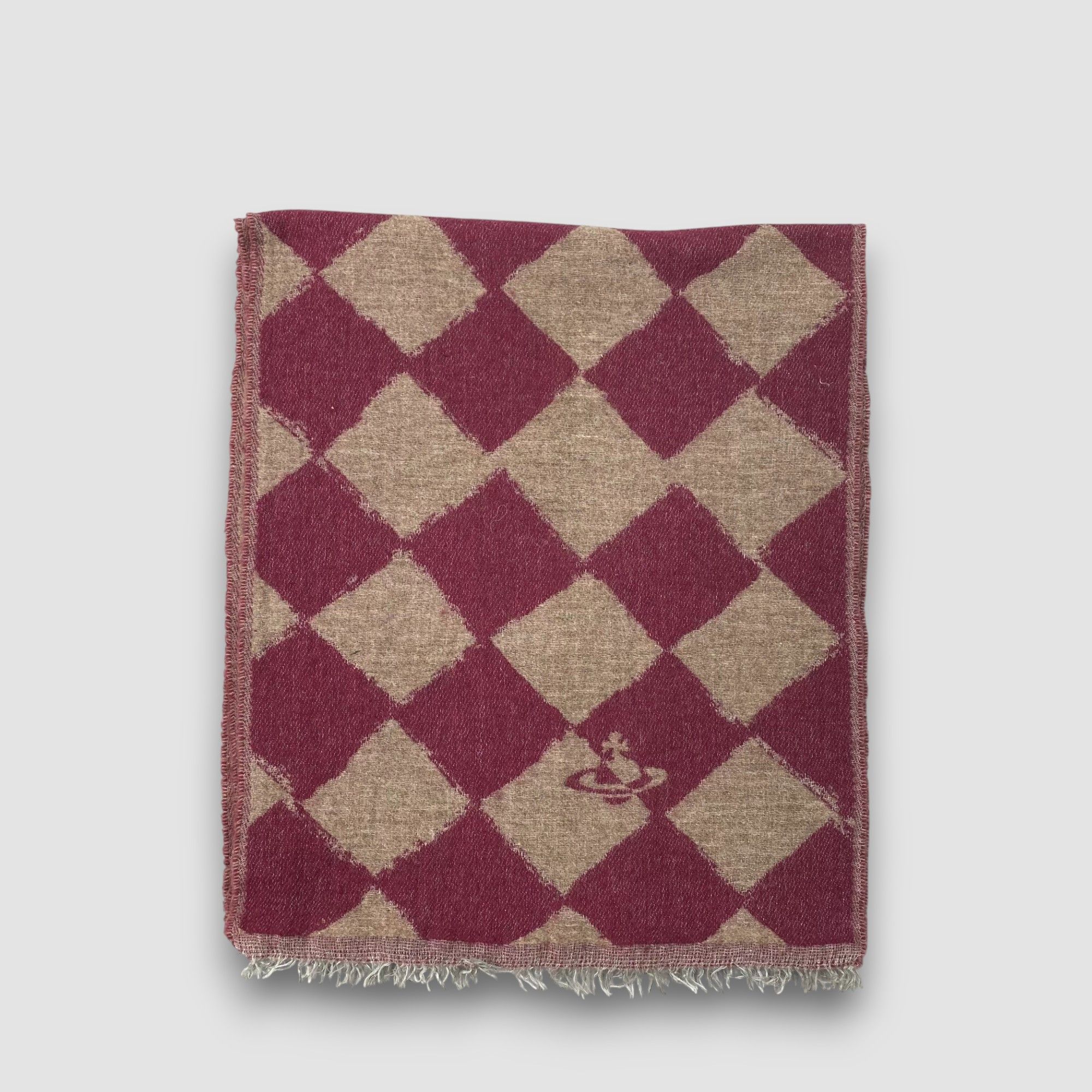 Vivienne Westwood Vintage Vivienne Westwood Scarf Wool Orbs Argyle Scarves Size ONE SIZE - 2 Thumbnail