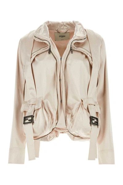 Fendi o1loc1c0824 Blouson in Brown Size M / US 6-8 / IT 42-44 - 1 Thumbnail