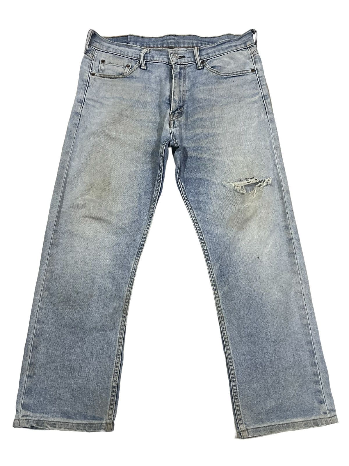 Levi's Vintage Clothing Vtg Levi’s 501 Loose Fit Straight Leg Ripped Jeans #3423 Size US 32 / EU 48 - 1 Thumbnail