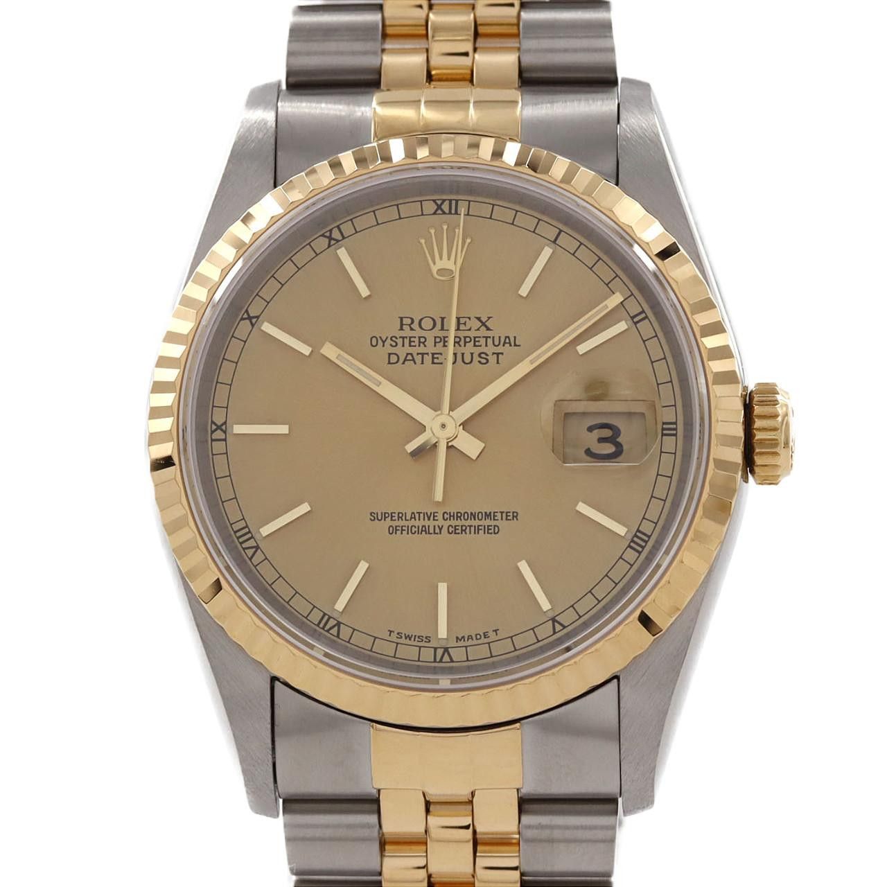 Rolex Rolex Rolex Datejust Stainless Steel Yellow Gold Watch Metal Automatic 16233 DUTY FREE for USA Size ONE SIZE - 1 Thumbnail