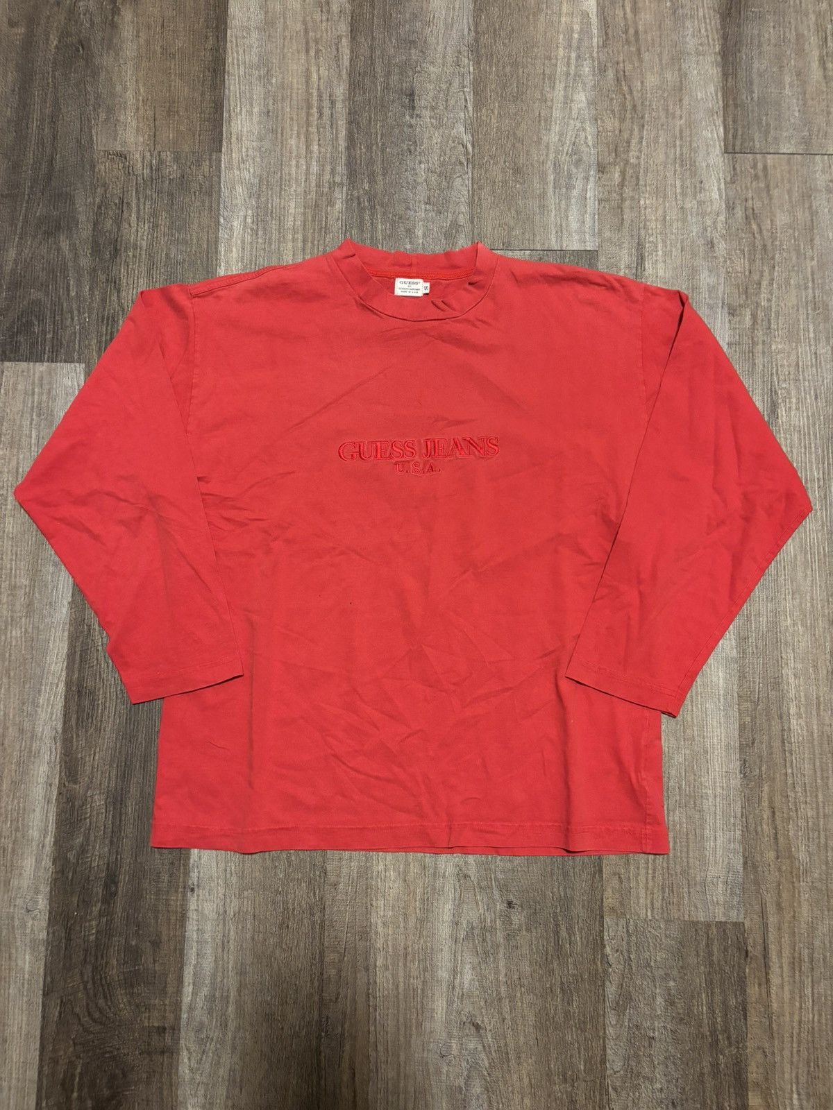 Guess Vintage Embroidered Guess by Georges Marciano Long Sleeve Size US S / EU 44-46 / 1 - 1 Thumbnail