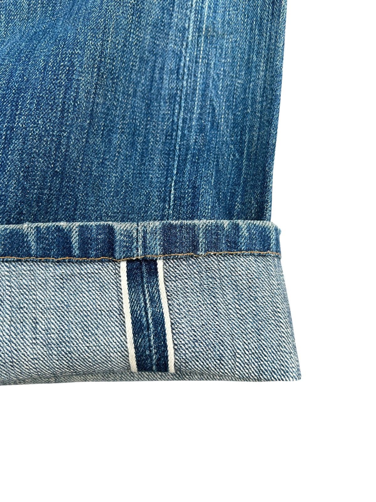 Kapital Thrashed Vintage Bobson Selvedge Denim Jeans Size US 31 - 3 Thumbnail
