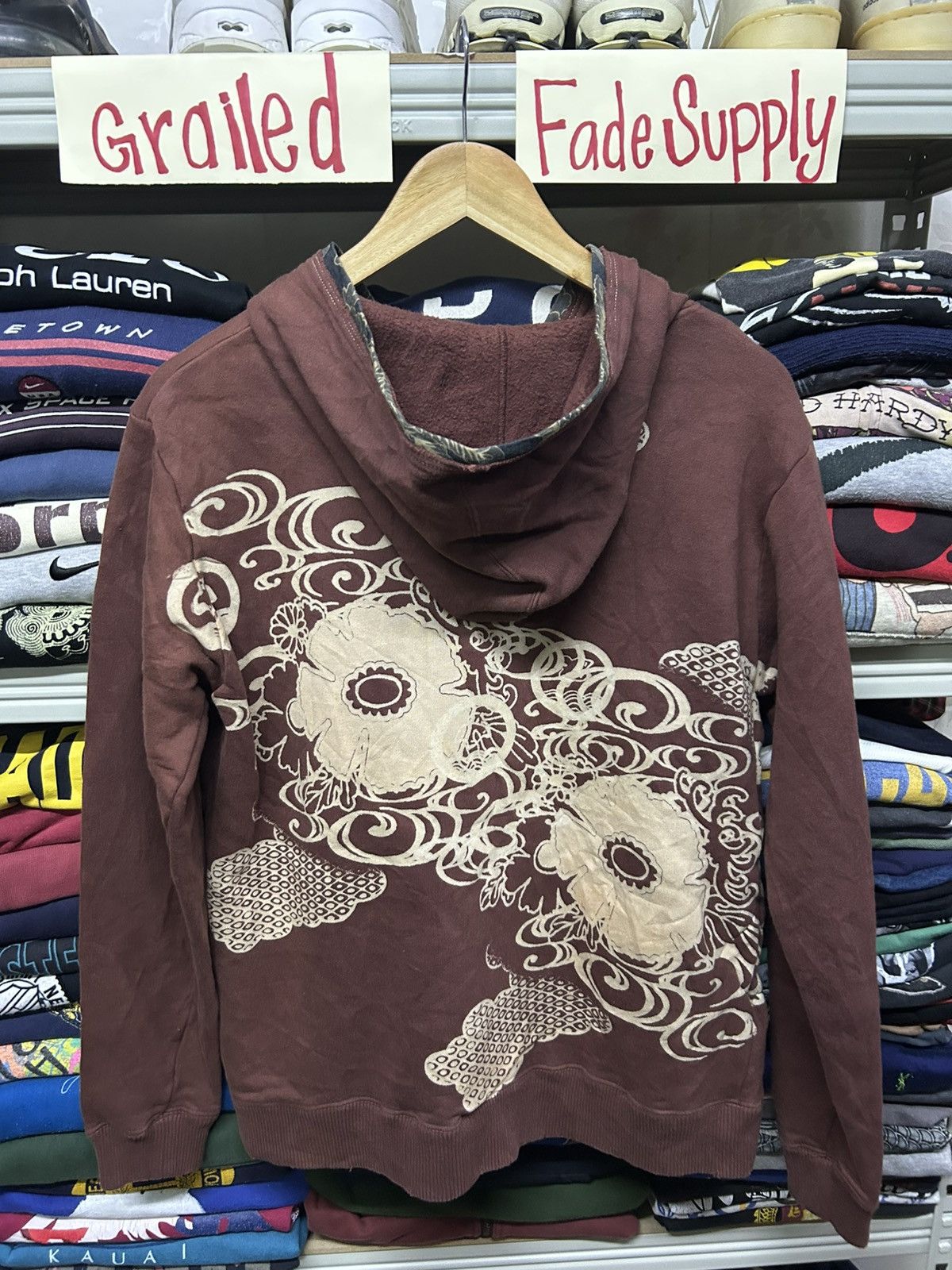 Japanese Brand Vintage Japanese motif hoodie Size US M / EU 48-50 / 2 - 3 Thumbnail