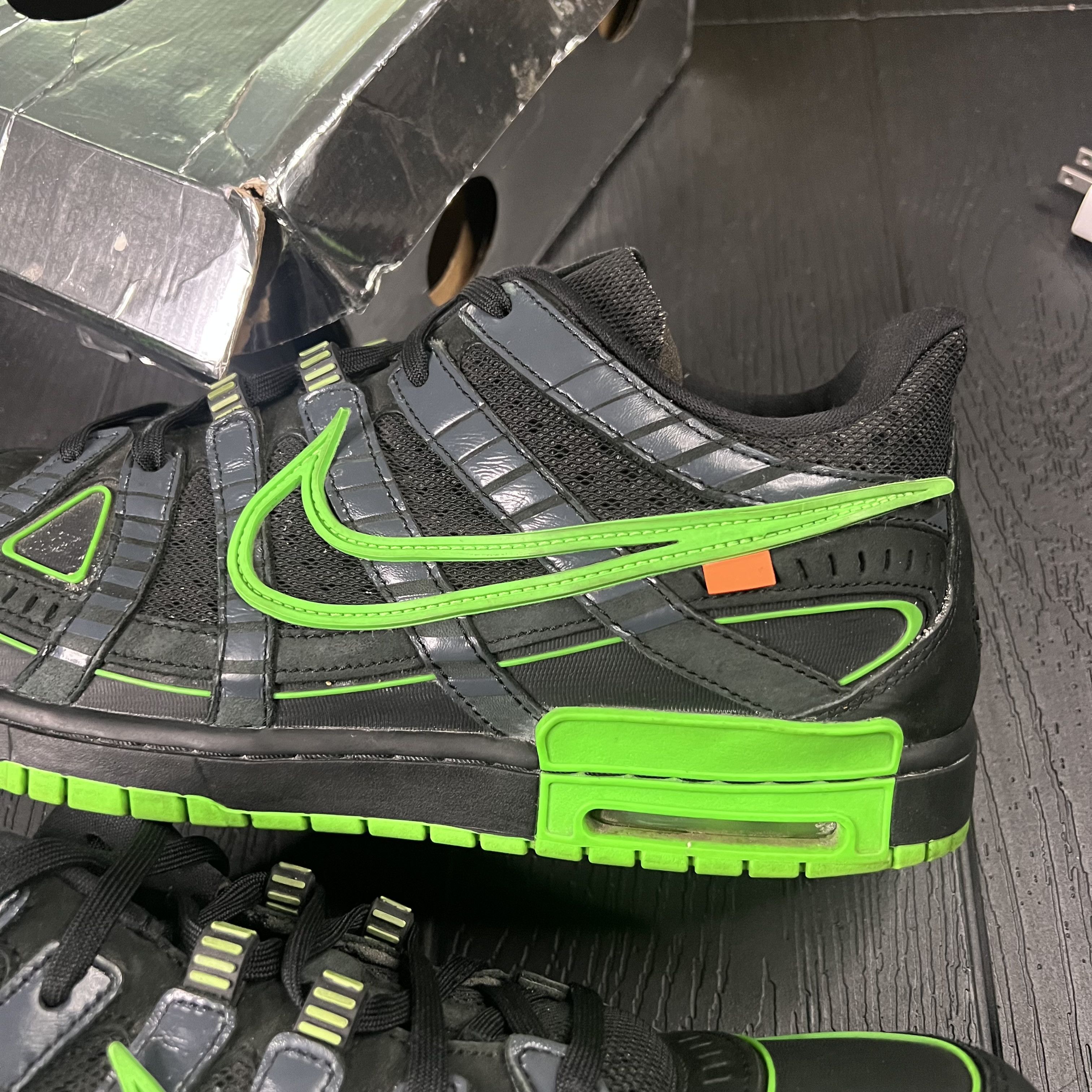 Nike × Off-White Nike Air Rubber Dunk Off-White Green Strike (2020) Size US 15 / EU 48 - 4 Thumbnail