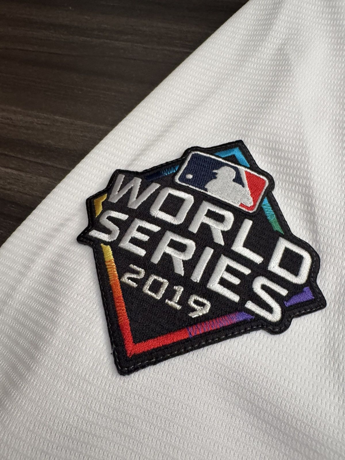Majestic Washington Nationals Juan Soto 22 MLB 19 World Series Jersey Size US L / EU 52-54 / 3 - 4 Thumbnail