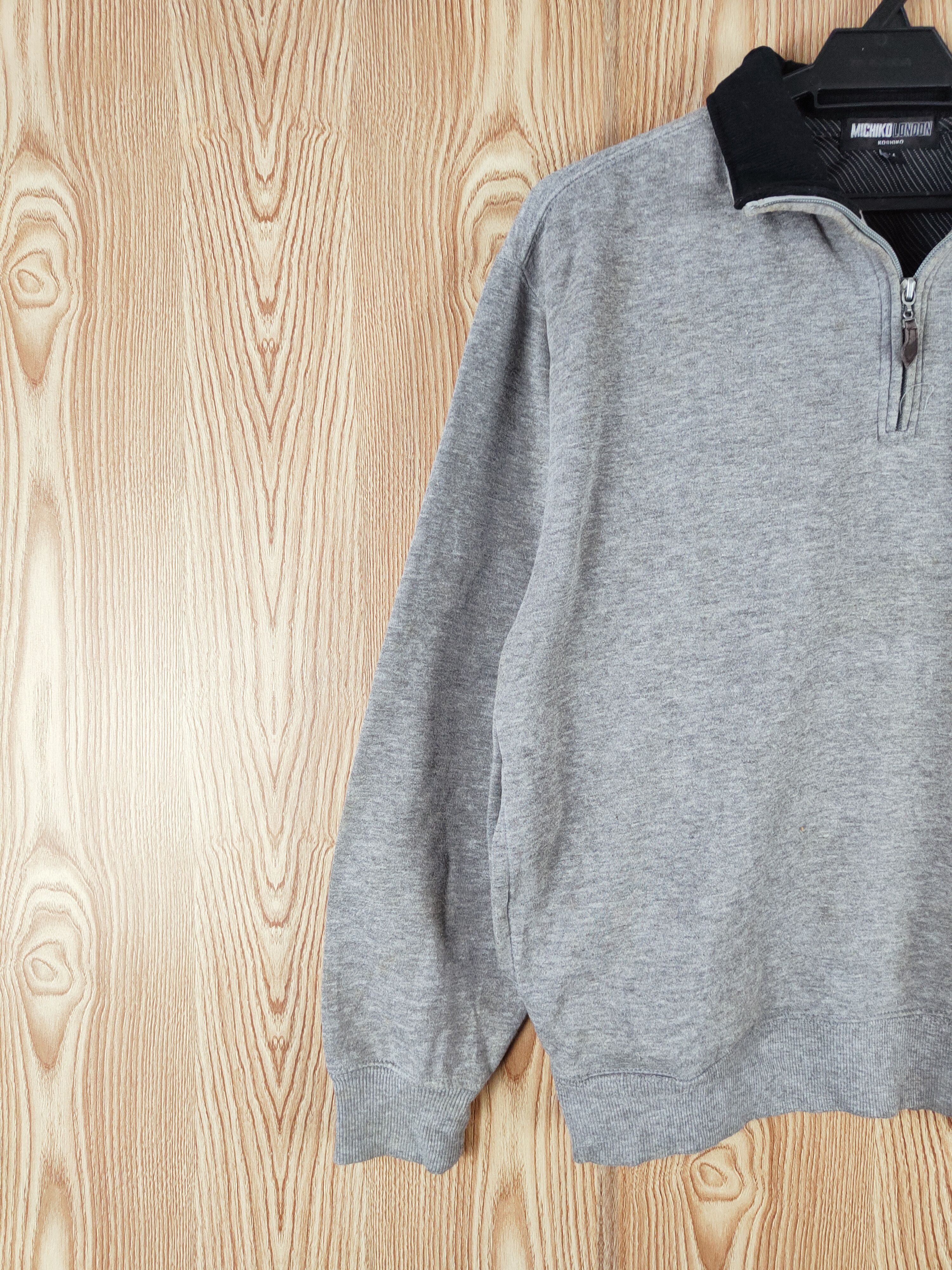 Michiko Koshino London × Vintage Vintage 💥 Michiko Koshino London Gray Sweatshirts Size US M / EU 48-50 / 2 - 4 Thumbnail