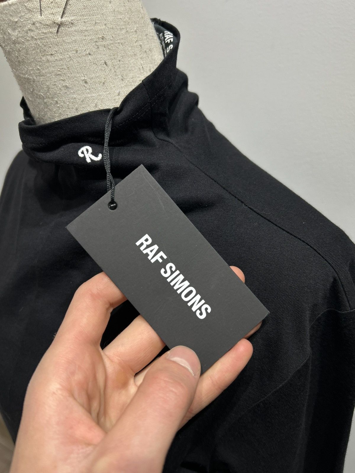 Raf Simons Funnel Jersey Jumpsuit with Logo Size 28" / US 6 / IT 42 - 4 Thumbnail