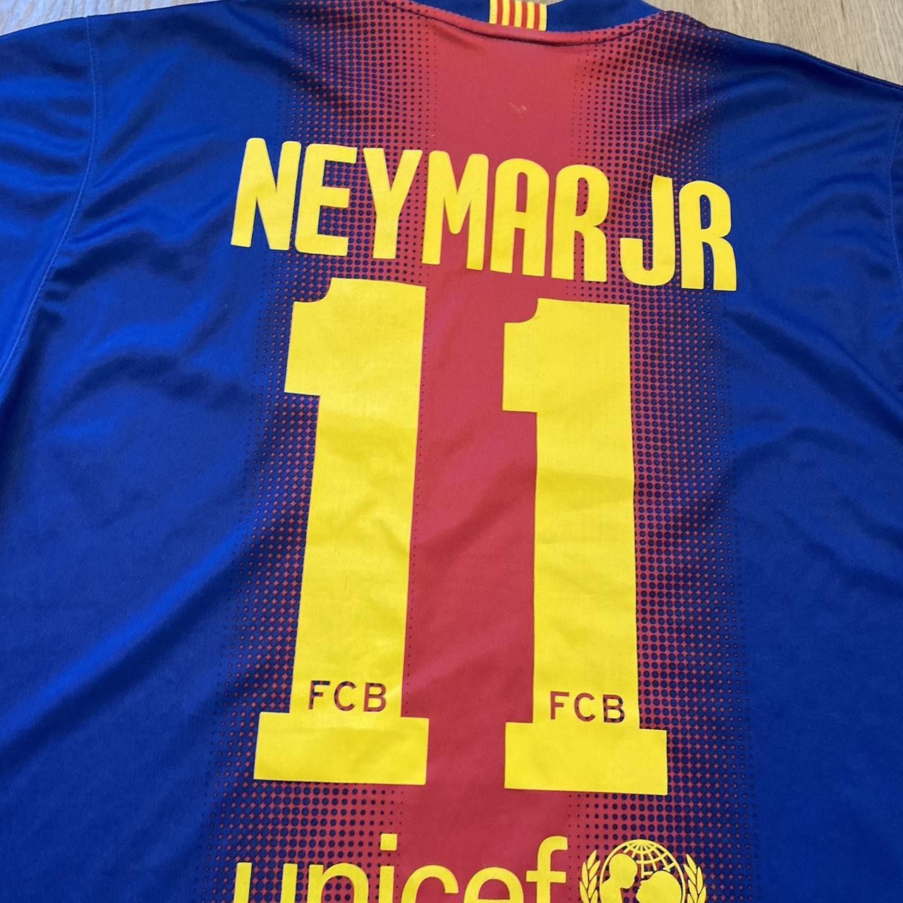 Other 2012-13 Neymar Jr Fc Barcelona Home Football Shirt La Liga Size US XL / EU 56 / 4 - 3 Thumbnail