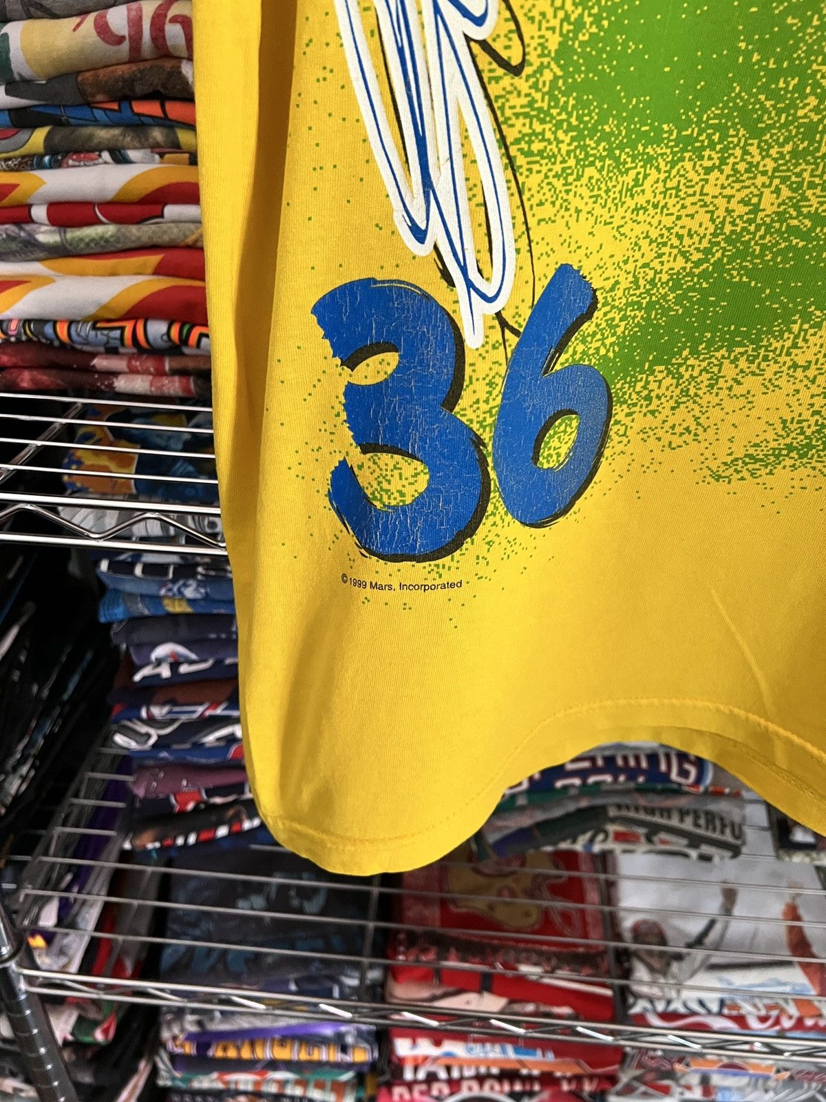 NASCAR 1999 Ernie Irvan M&M’s Racing AOP Tee 90s Size US L / EU 52-54 / 3 - 4 Thumbnail