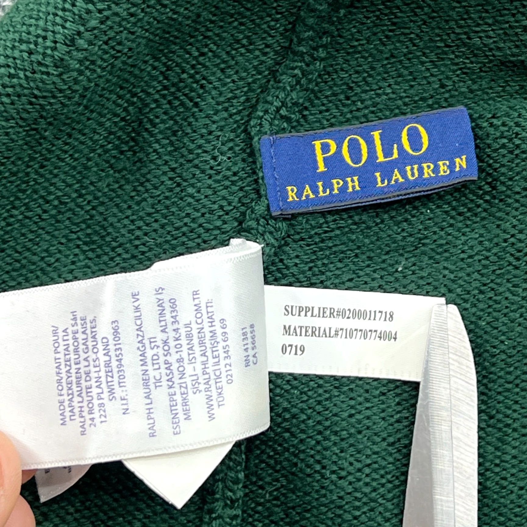 Polo Ralph Lauren Polo Ralph Lauren Beanie Hats Unisex Adults One Size 100% Merino Wool Ribbed Cuffed Pony Green Band Polo Ralph Lauren Beanie Hat Size US M / EU 48-50 / 2 - 6 Thumbnail