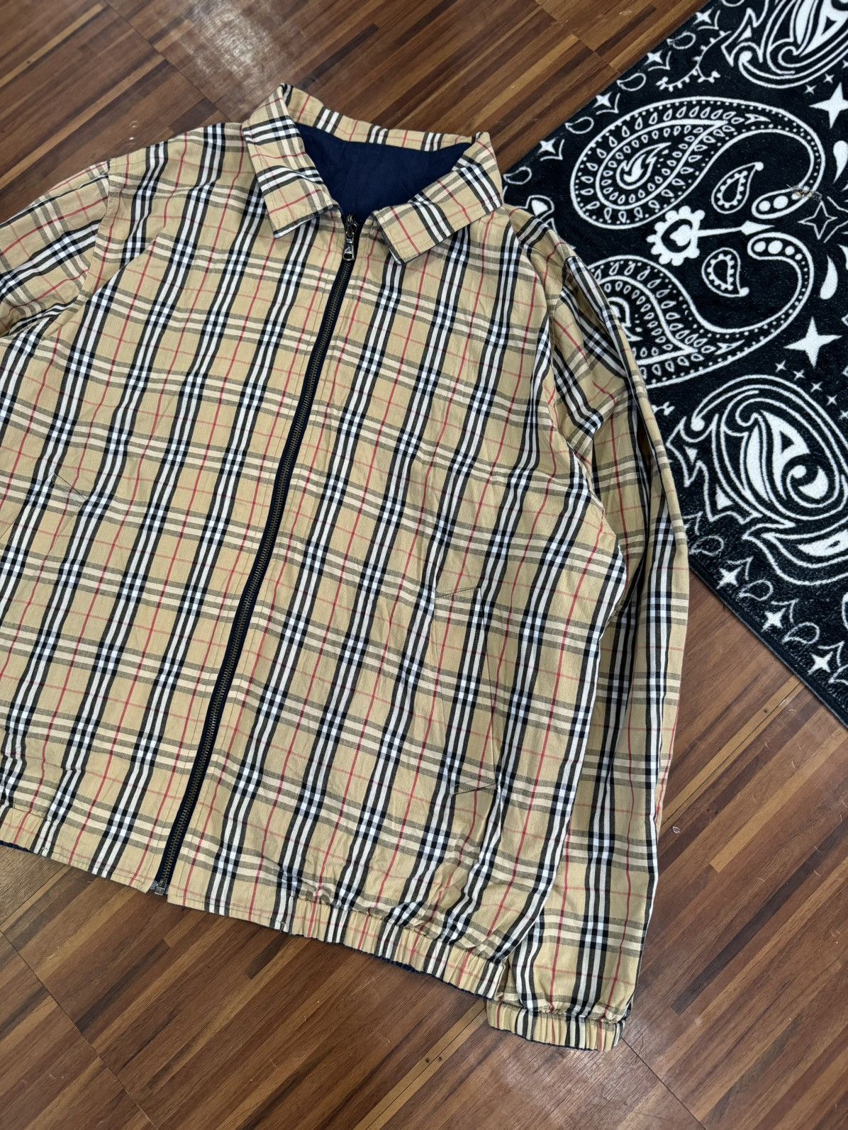 Burberry Vintage Burberry Reversible Jacket Size US L / EU 52-54 / 3 - 2 Thumbnail